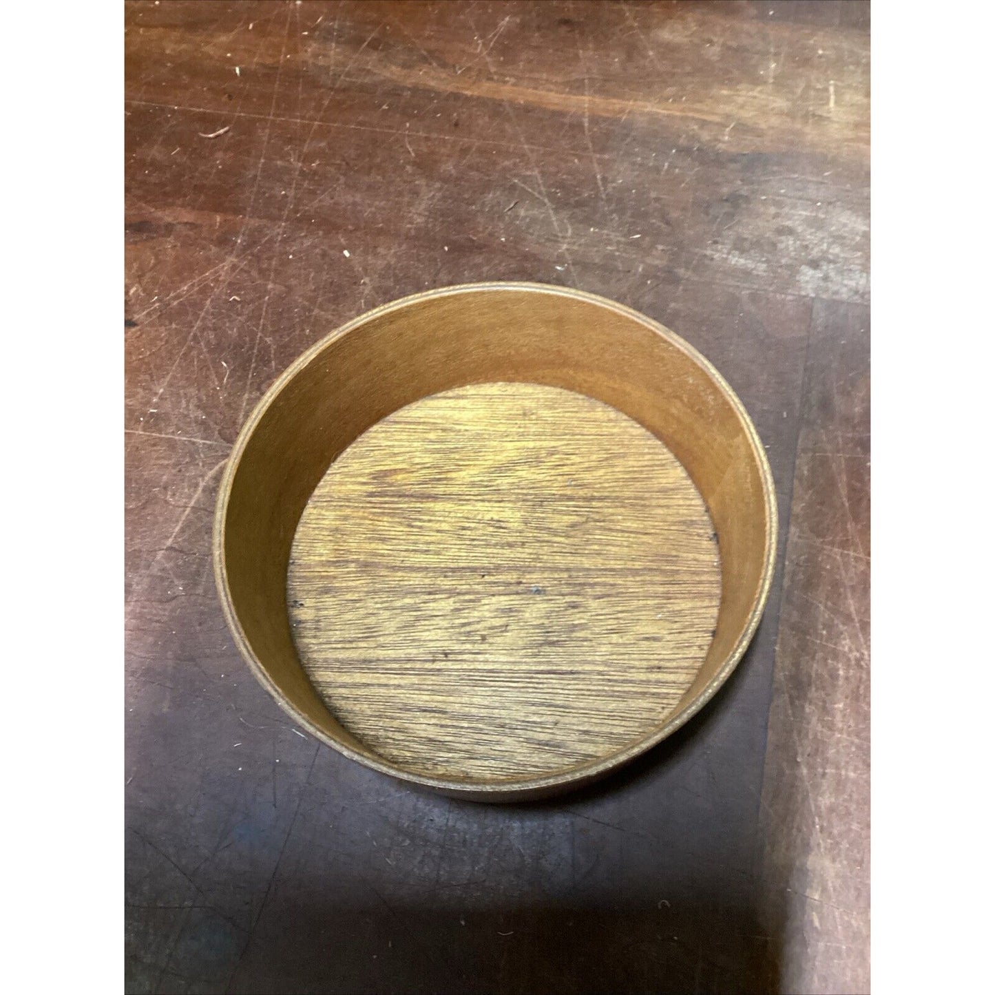 2 Corn Husk Rope Basket Trays & 3 Wooden Nesting Bowls