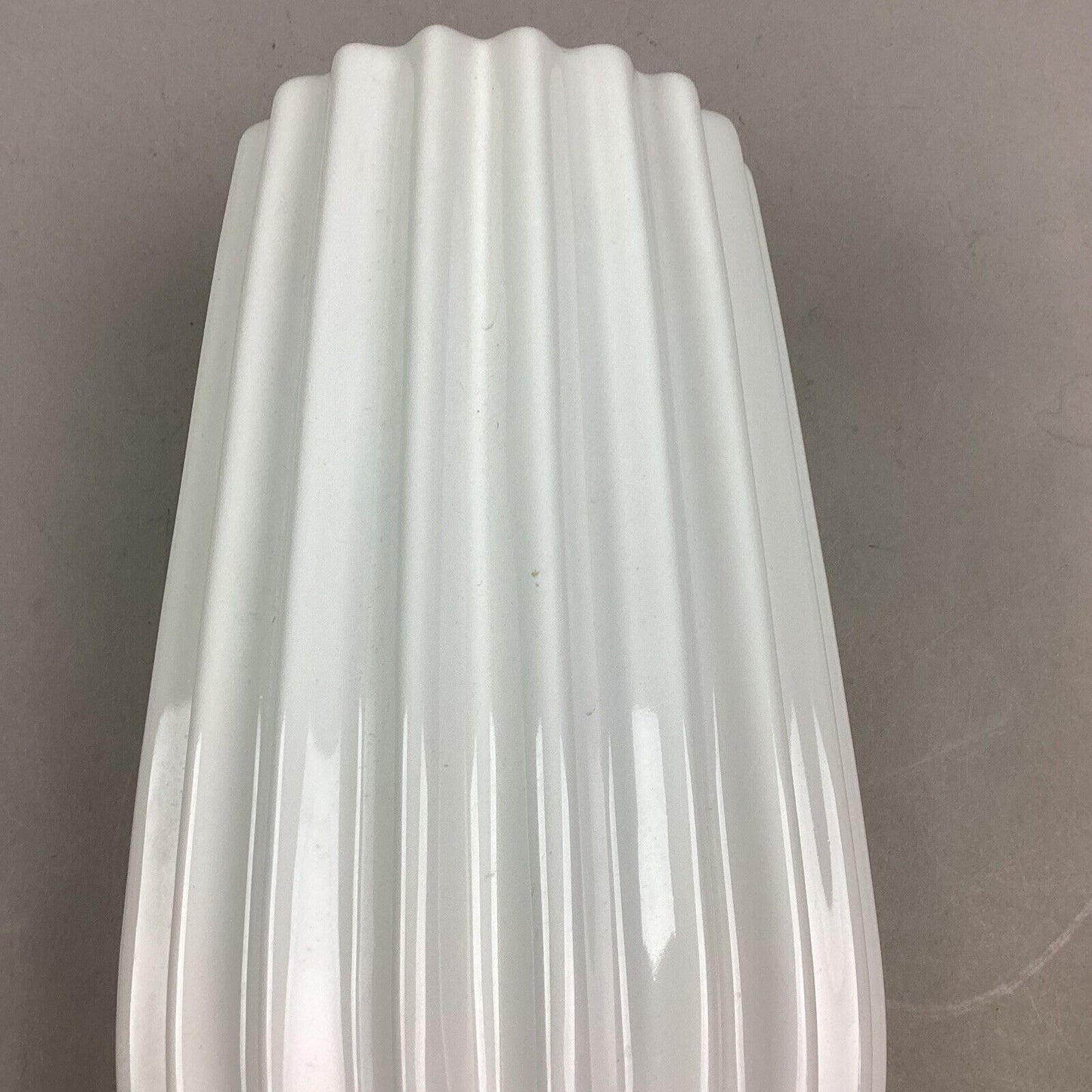 Large White Flower Vase - 12”