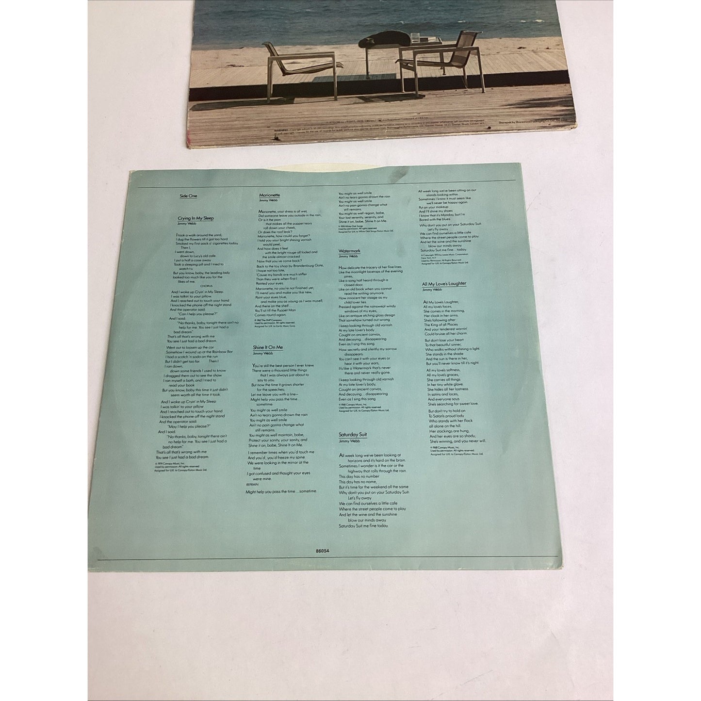 ART GARFUNKEL-WATERMARK-1978 JIMMY WEBB Vinyl Record