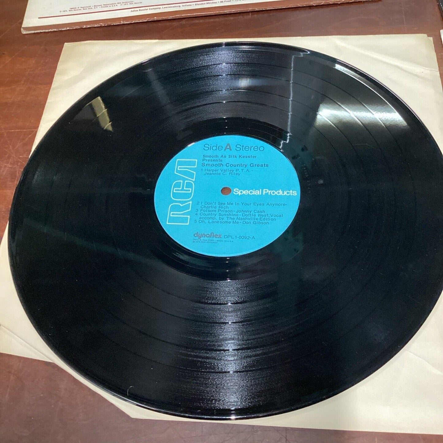 Smooth Country Greats & Galaxy Of Golden Hits LP Record