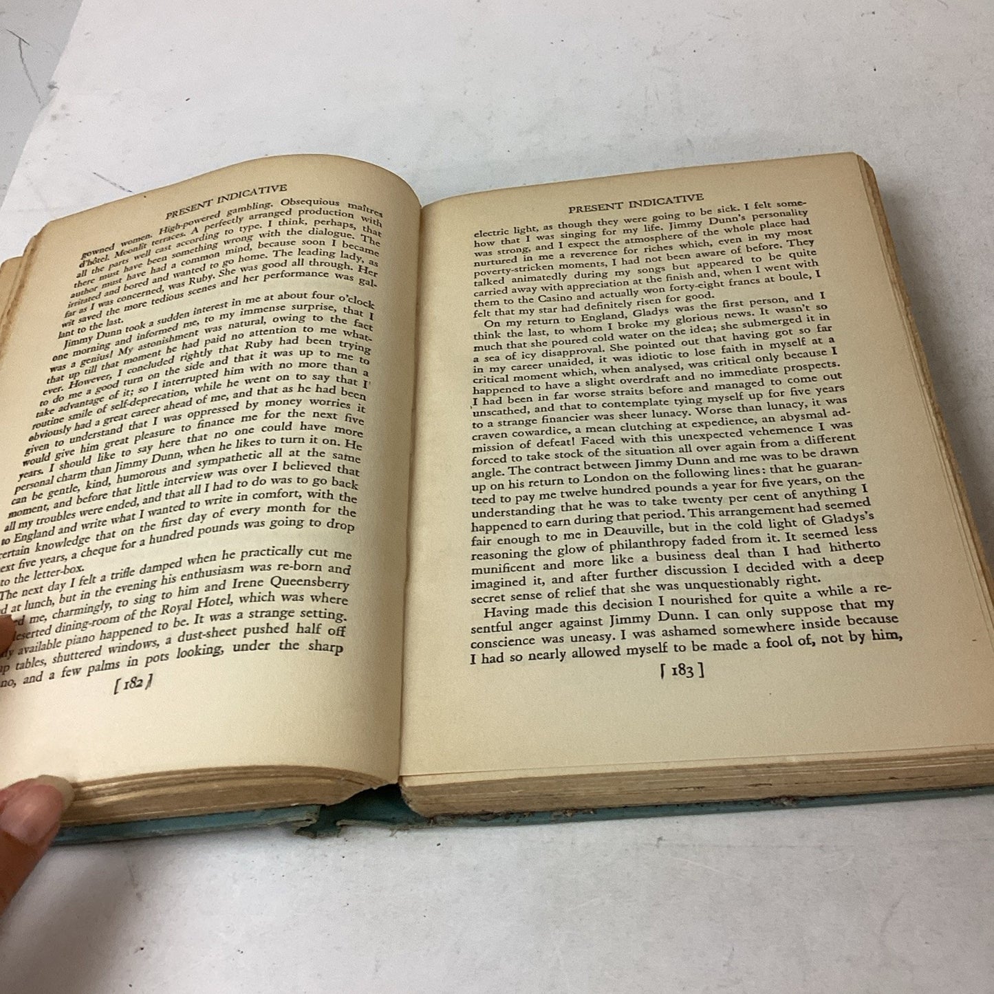 Present Indicative Book by Noel Coward, 1939 Hardcover, Antique