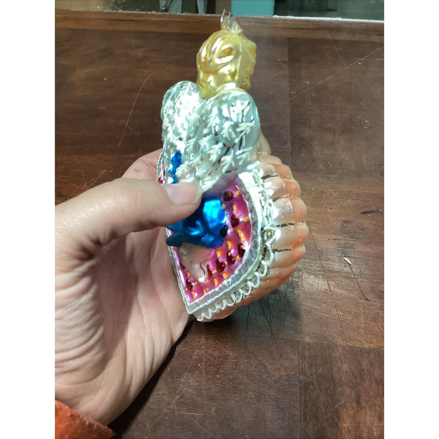 RADKO 'CUPID'S SURPRISE' Feb 2002 Ornament of Month - Broken Top