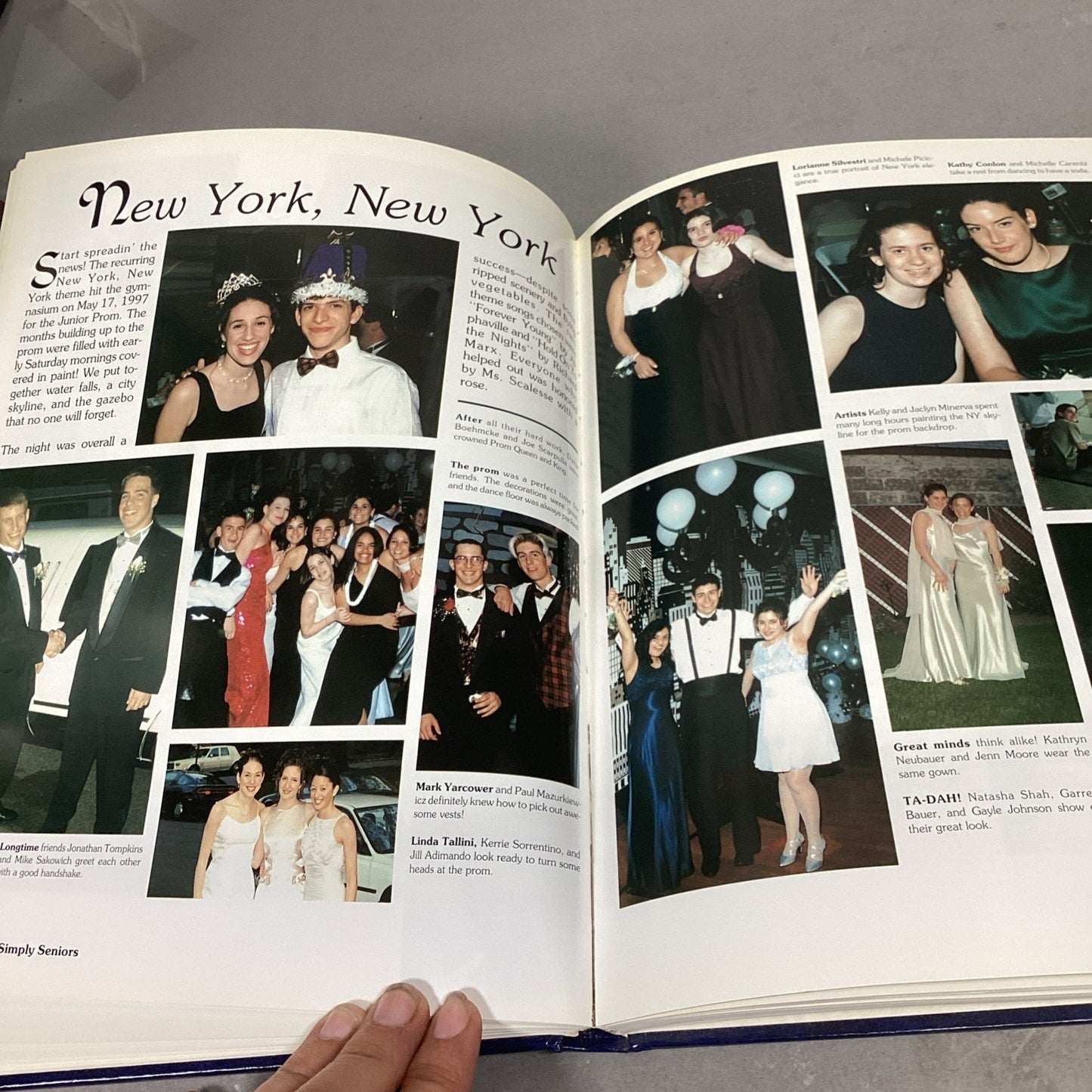 1998 New Hyde Park Memorial Highschool Gladiators Yearbook