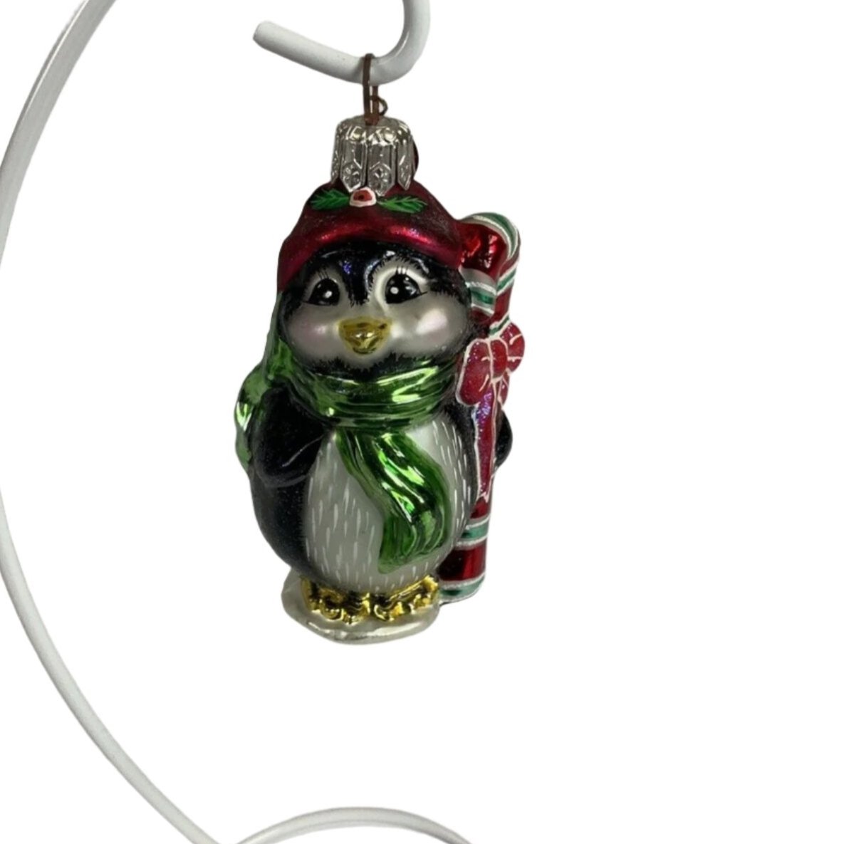 Christopher Radko 2001 Peppermint Penny Penguin Ornament