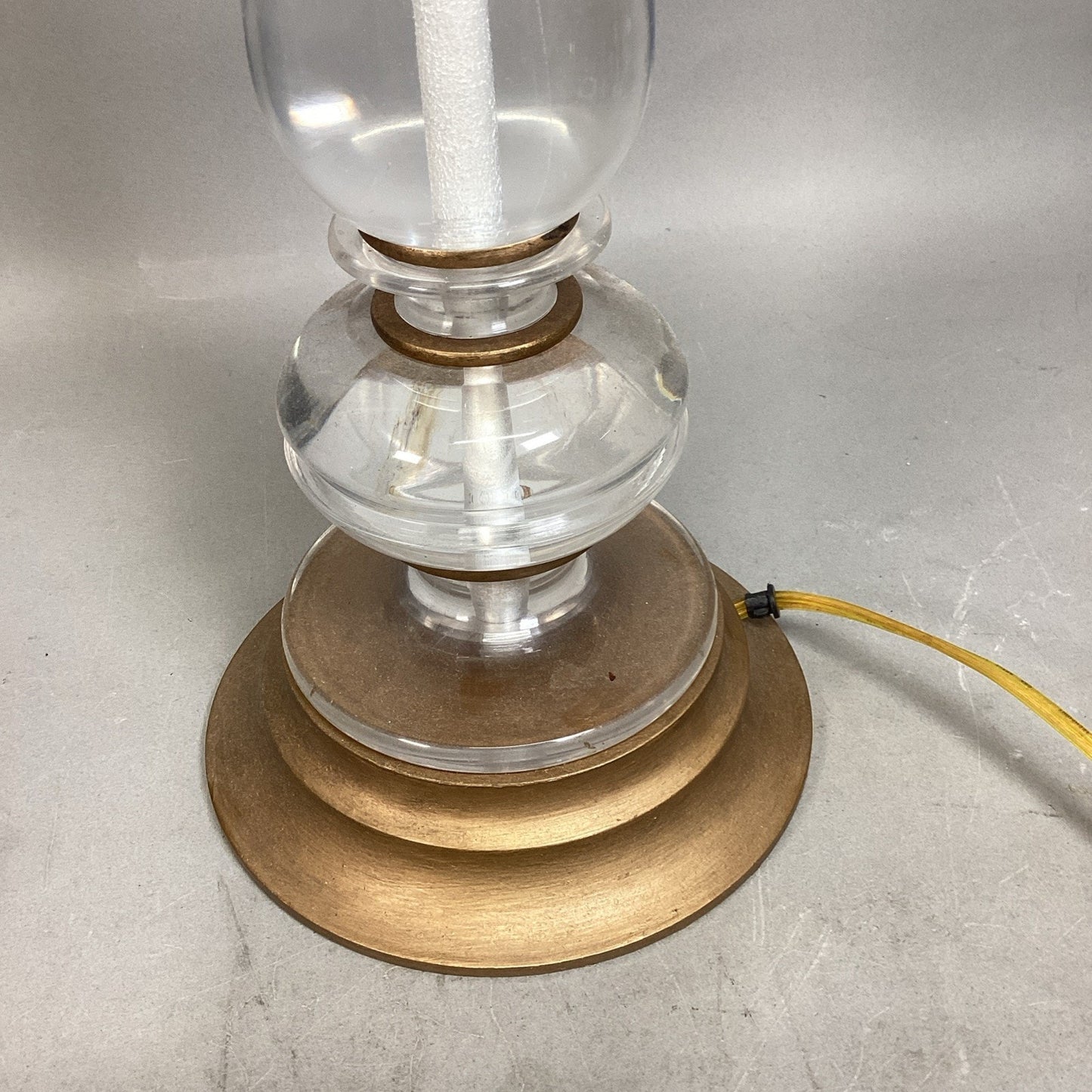 Renaissance 2000 Modern Lucite Lamp - 31.5”H
