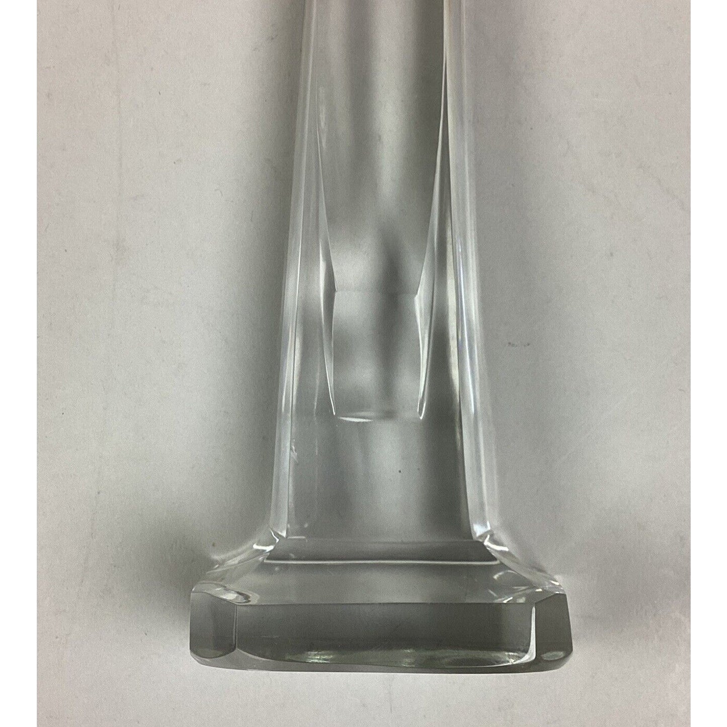 Val Saint Lambert Crystal Crucifix - 10 7/8” - Made In France
