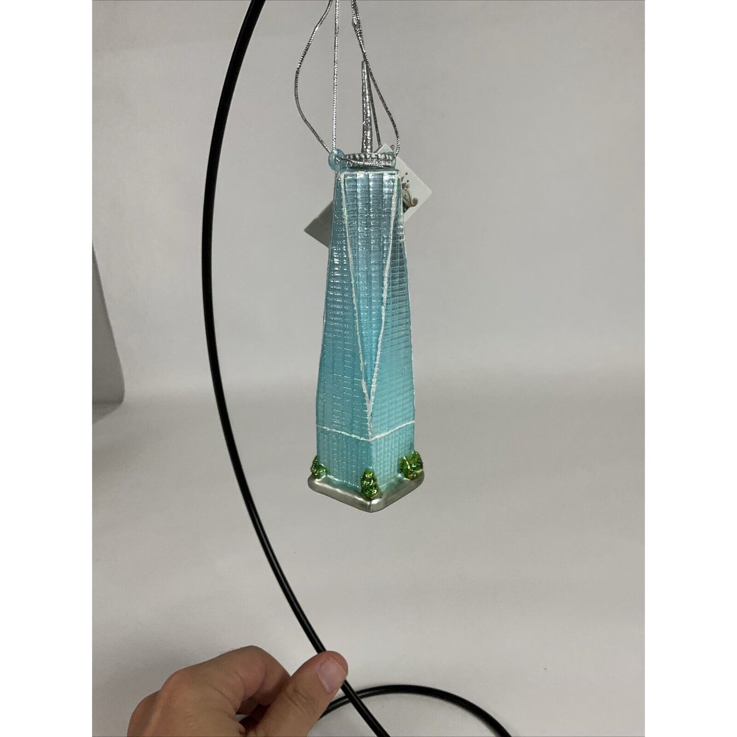 Kurt Adler Noble Gems Freedom Tower Ornament