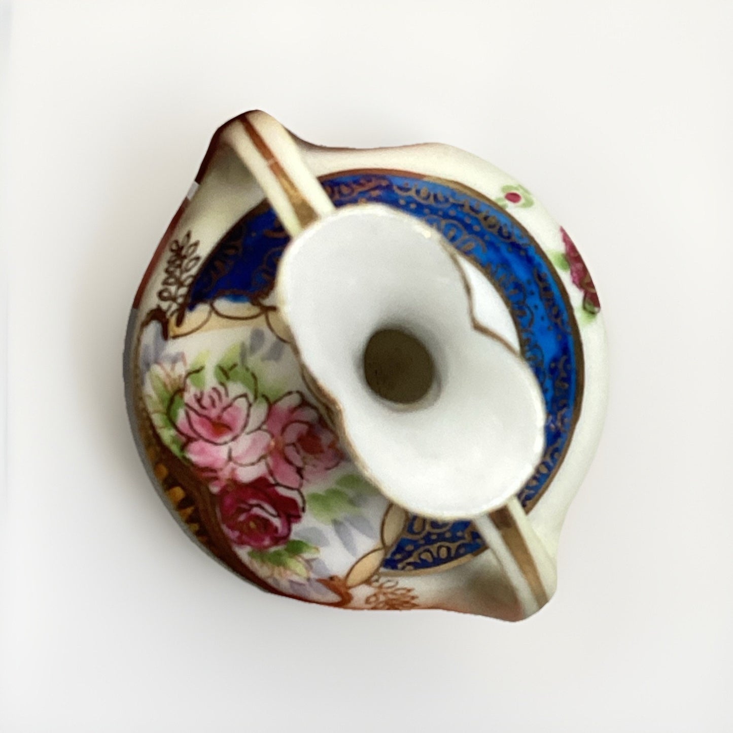 Mini Floral Water Jug Figurine, Perfume Bottle And Trinket Dish