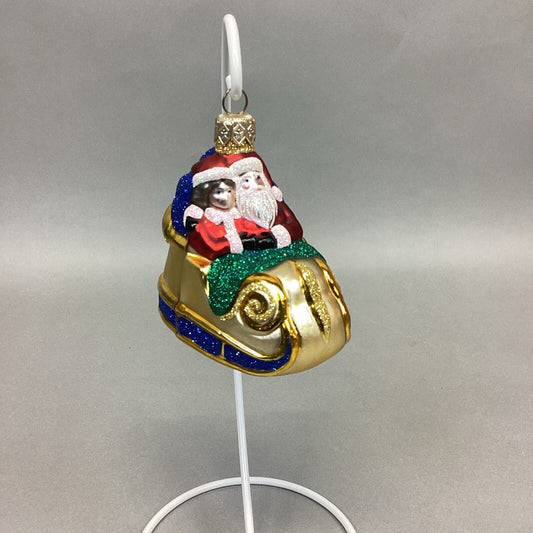 PATRICIA BREEN "Love is in the Air" Glass Christmas Ornament - No Tag