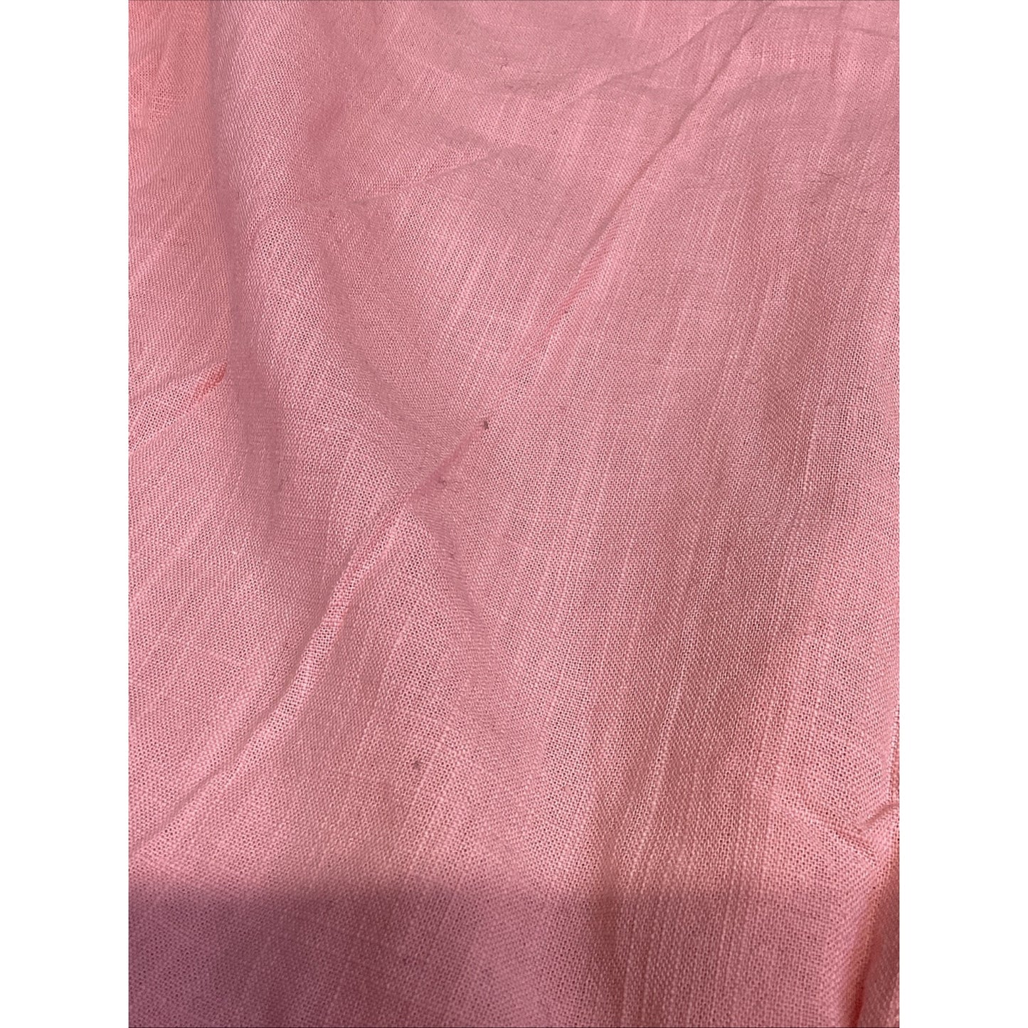 Women’s Pink Long Sleeve Button Up Colored Shirt W/ 2 Front Pockets - Medium