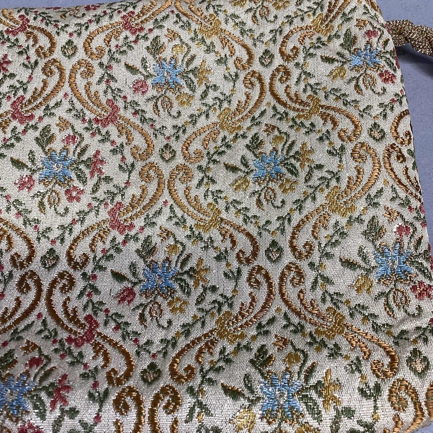 Vintage Beautiful 1940’s Walborg Tapestry Purse Shoulder Bag - Made In Italy