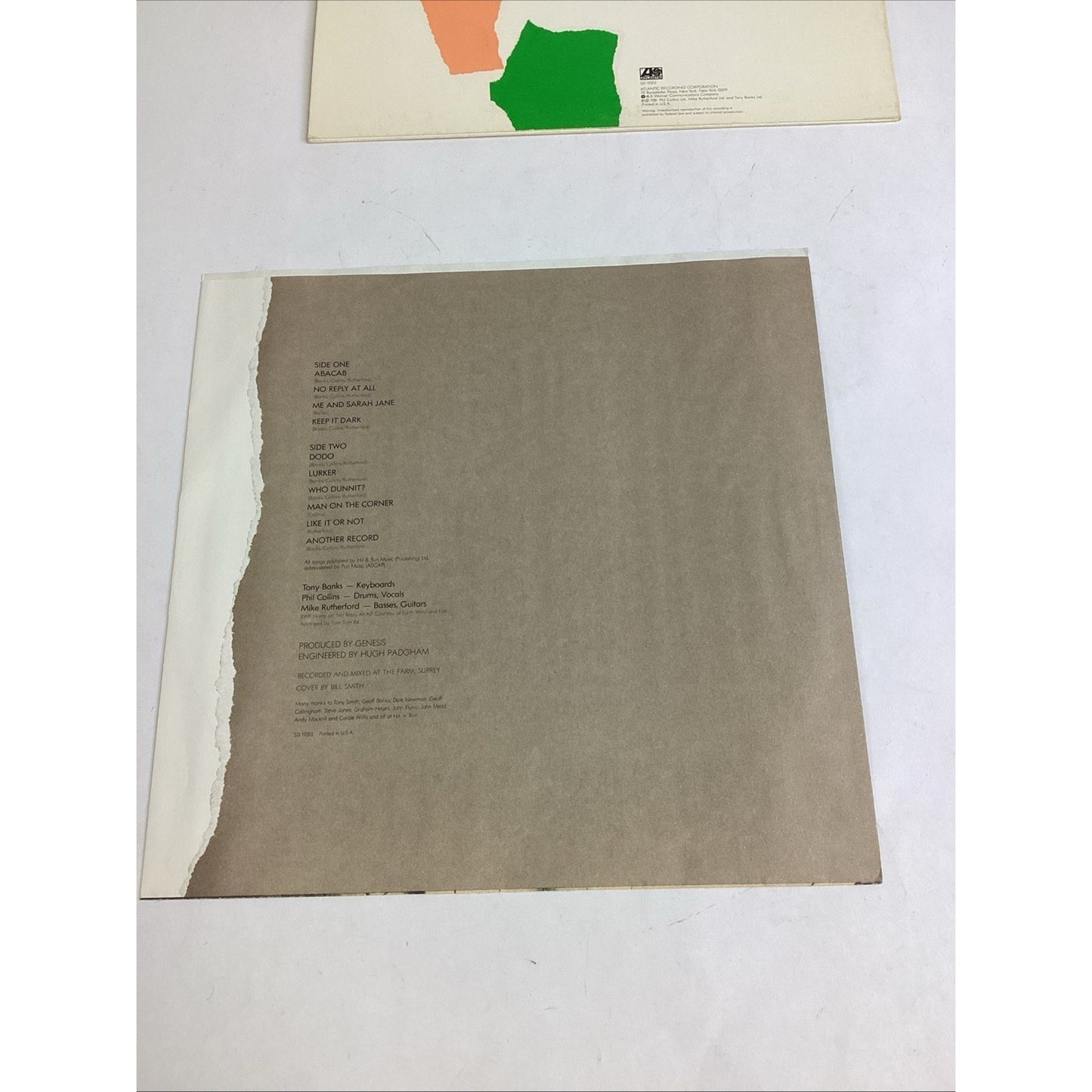 Genesis - Abacab Vinyl Record - 1981