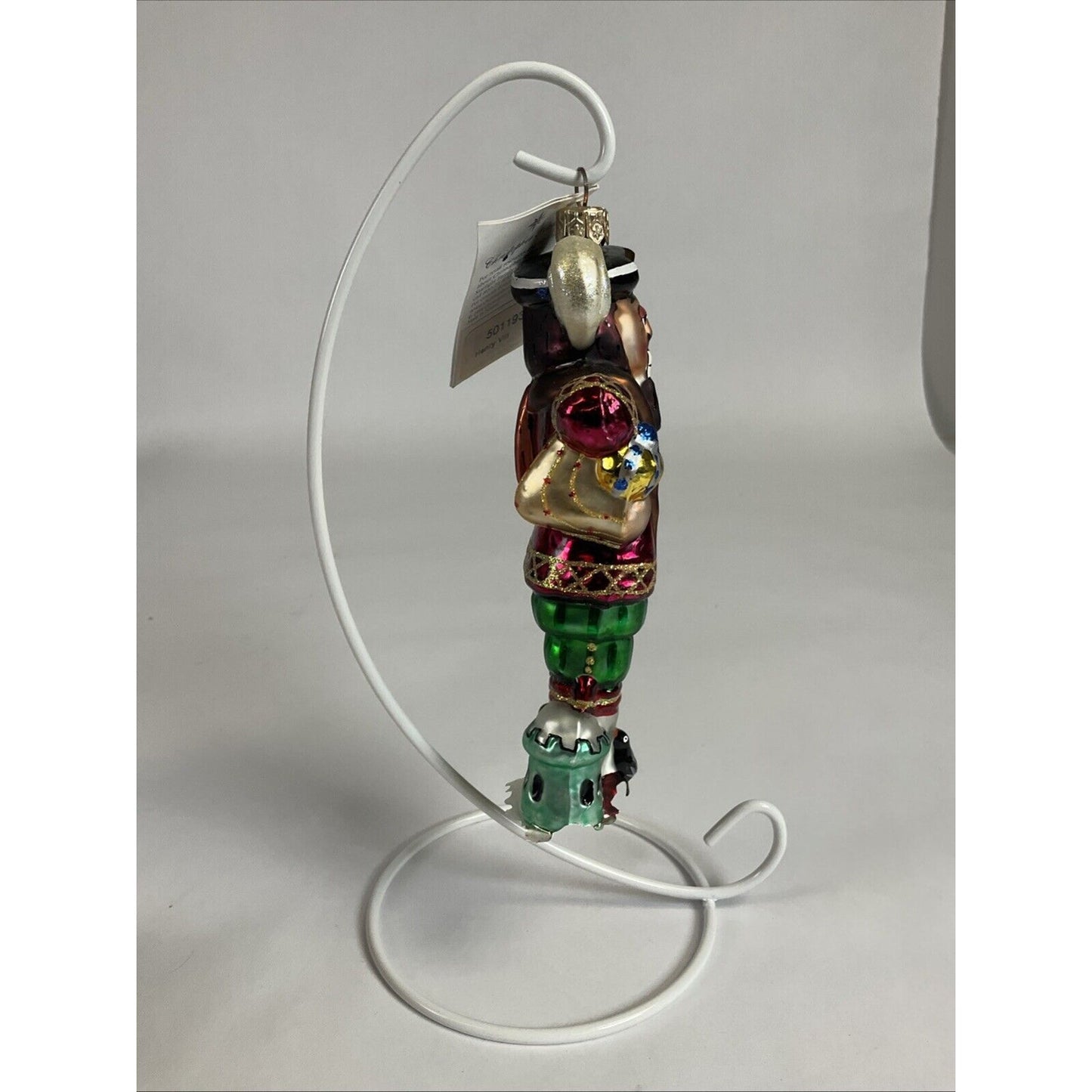 Radko Vintage King Henry VIII + Rags To Romance Boy Christmas Ornaments /Damaged