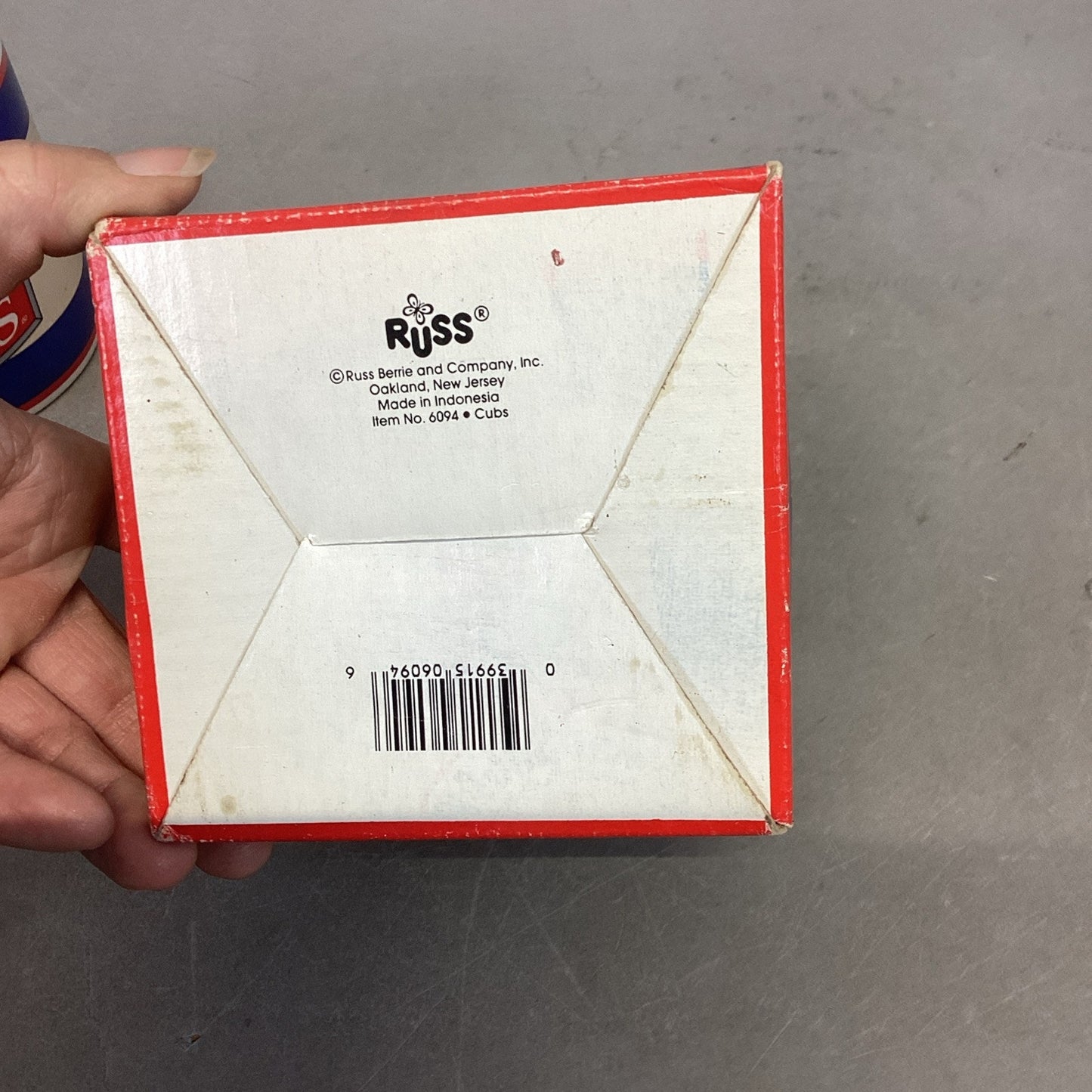 Vintage Chicago Cubs Mug In Original Box