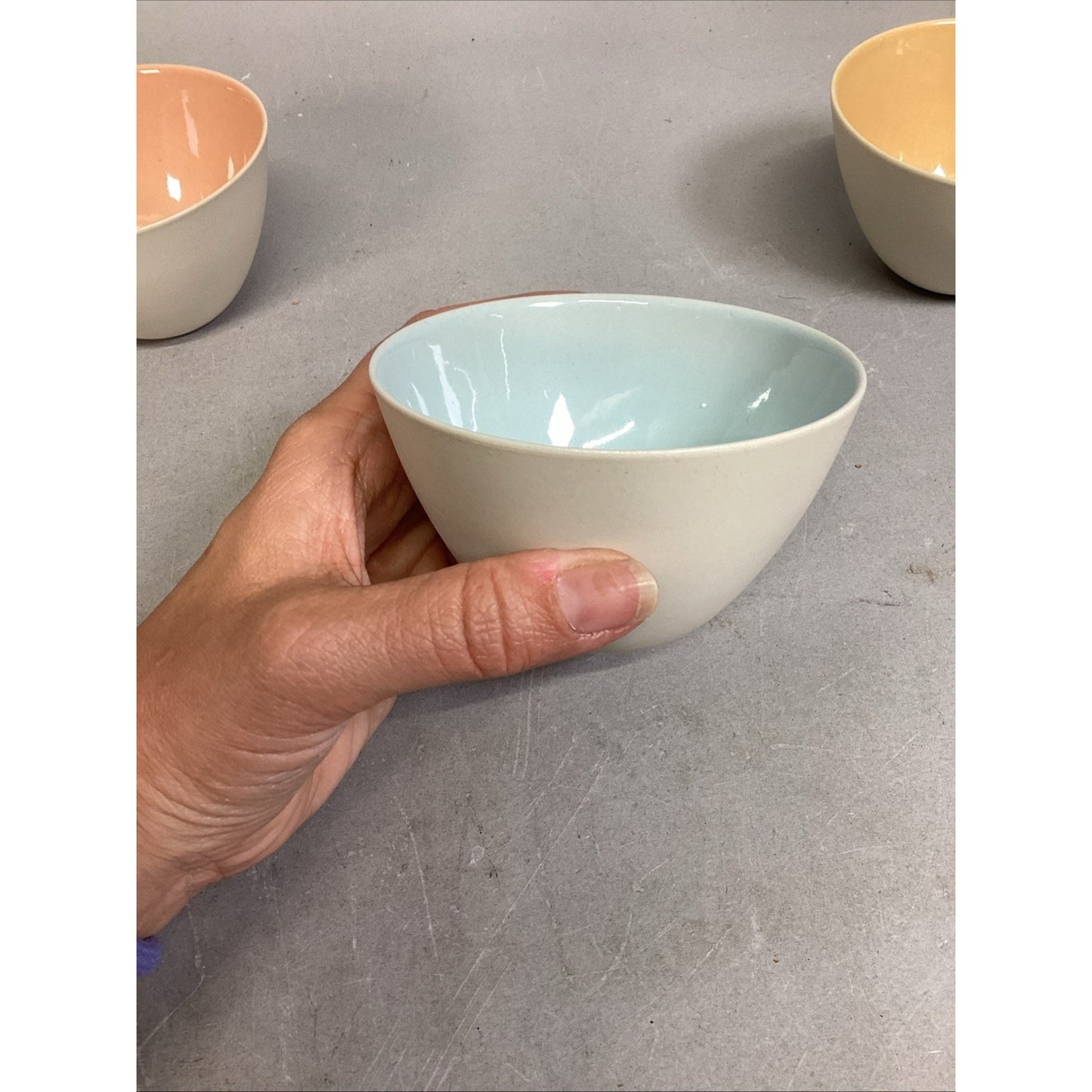 Set Of 4 Rice Or Condiment Bowls - 3.75”D