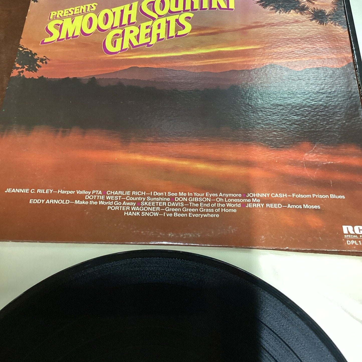 Smooth Country Greats & Galaxy Of Golden Hits LP Record
