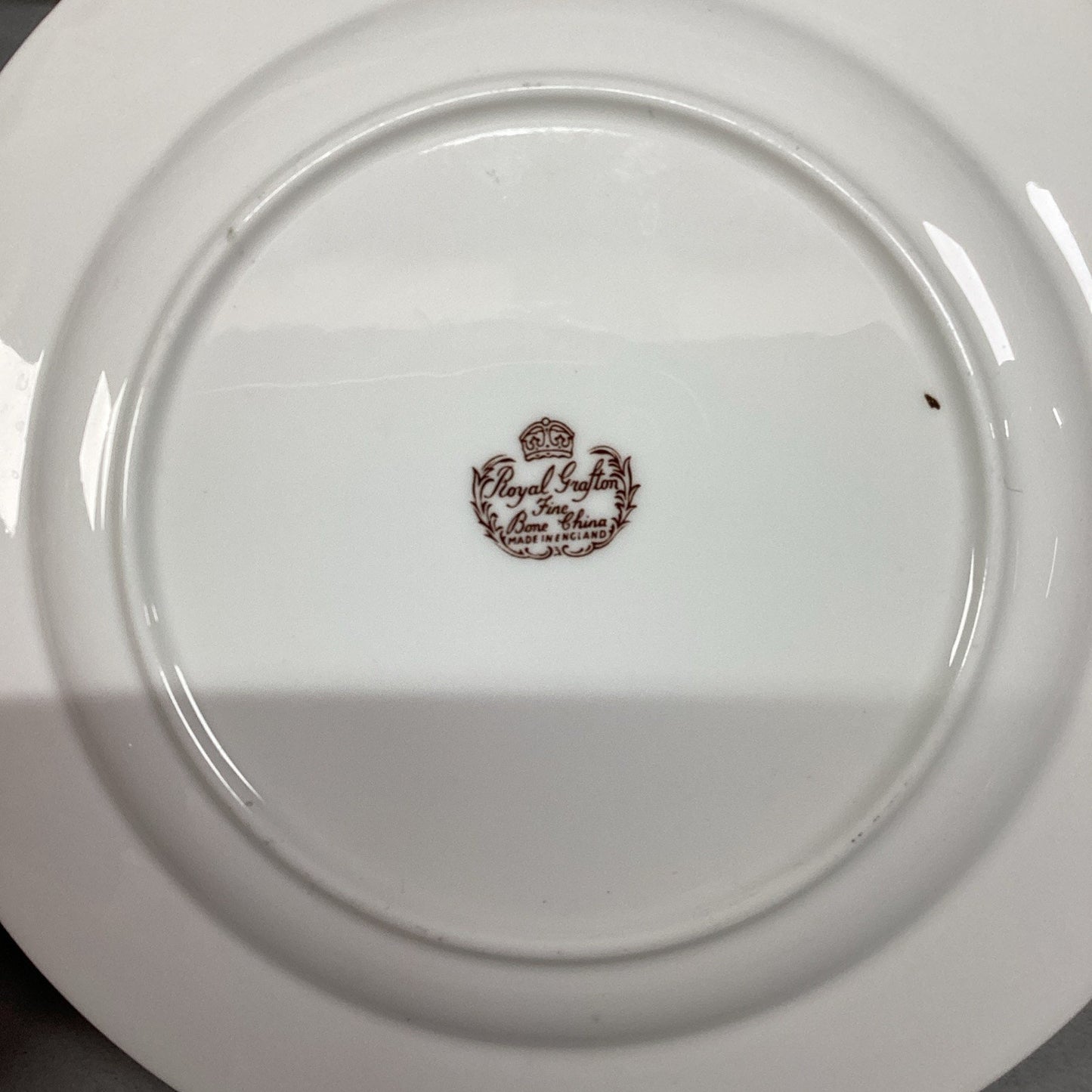 Royal Grafton Fine Bone China Blue Floral Cup/Saucer/Plate - England