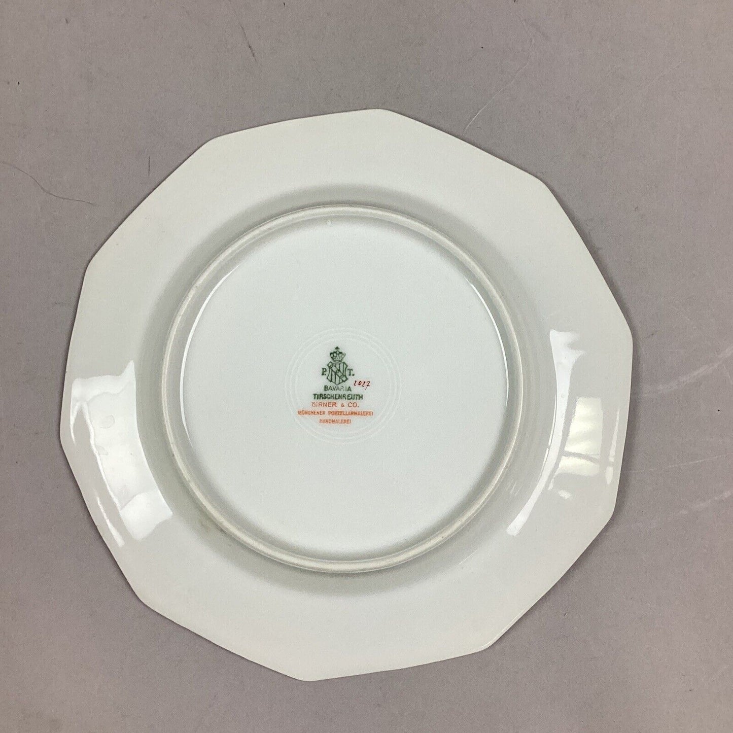 Vintage Bavaria 3 Piece Set - Cup, Saucer & Dessert Plate - Purple/Gold/White