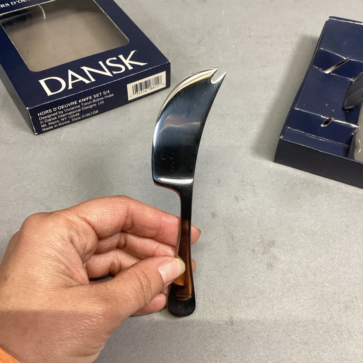Dansk Hors D' Oeuvres Appetizer Charcuterie Knife Set S/4