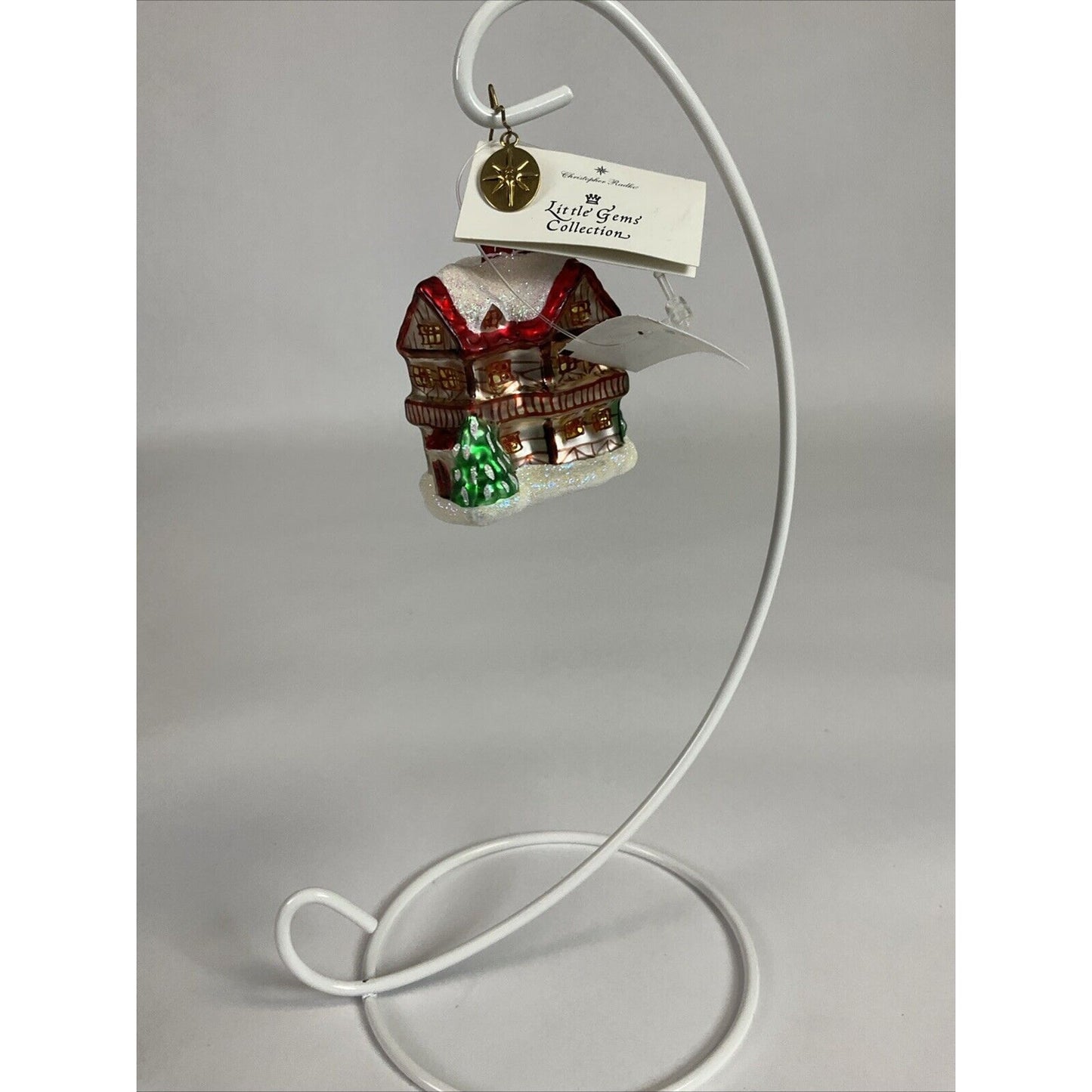 Christopher Radko "Tudor View Gem" Christmas Ornament