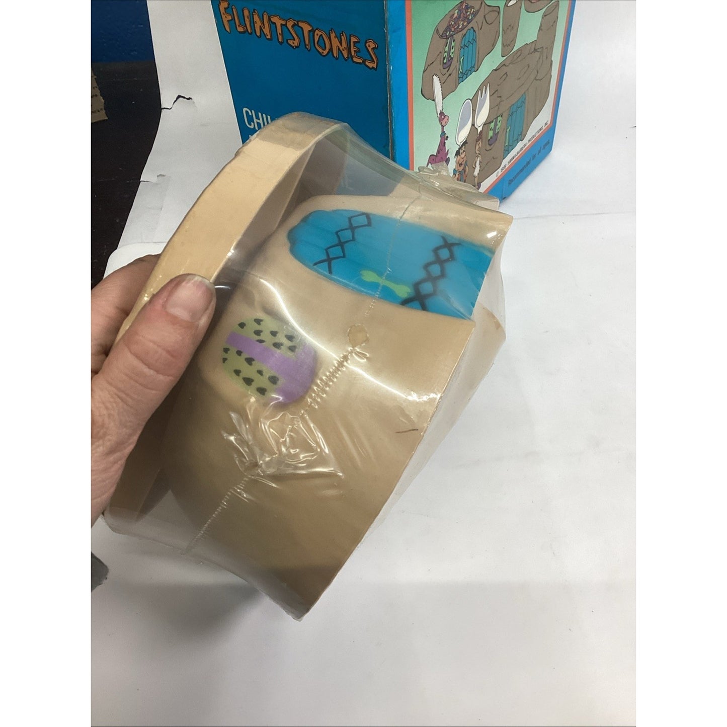 Vintage The Flintstones 8 PC Children’s Dinnerware Playset Set Starwares 1989