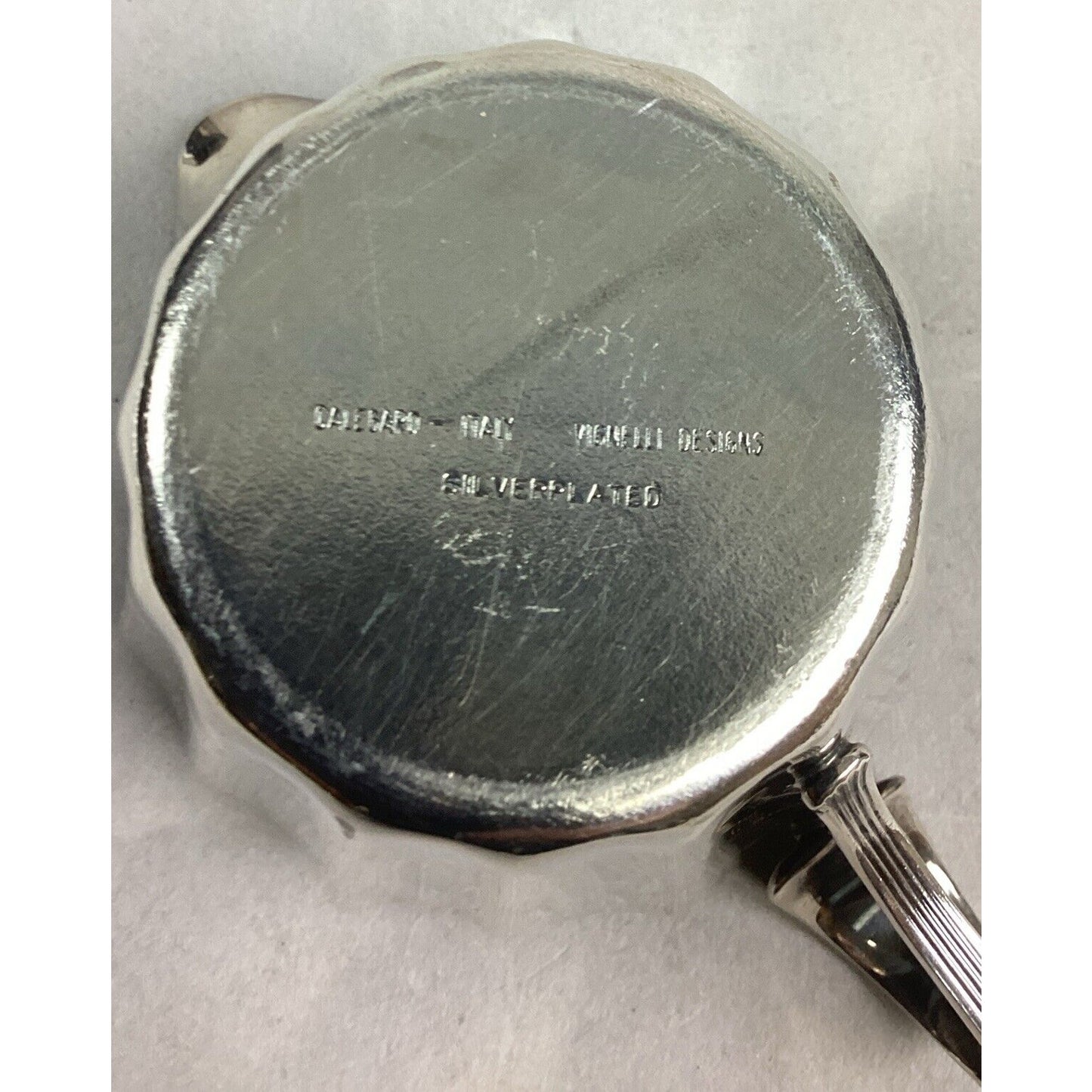 Vignelli Designs Silver Plated Creamer - Made In Italy