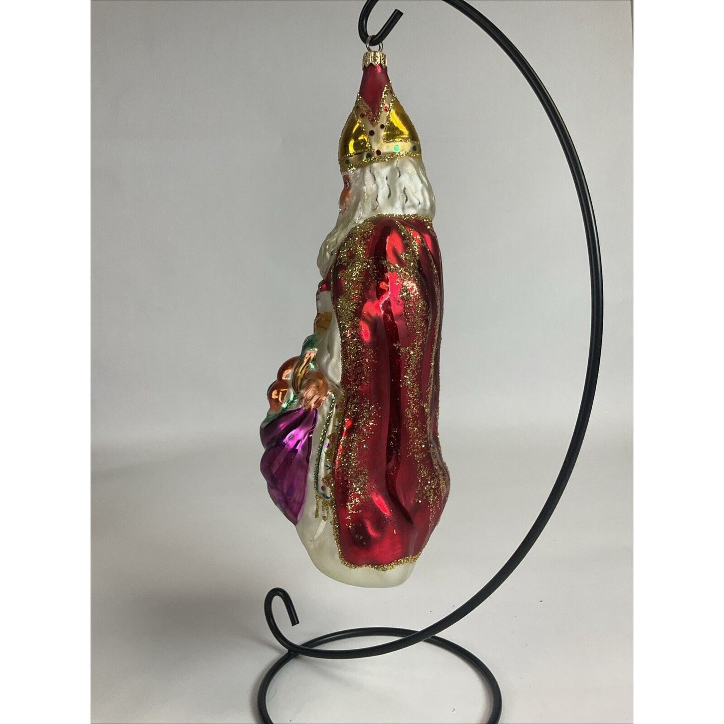 Christopher Radko THE BISHOP St. Nicholas Christmas Ornament Red Robe 1995