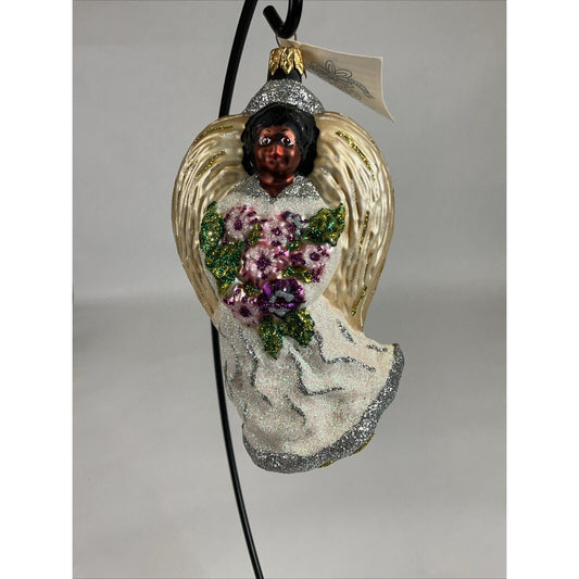 Larry Fraga Ornament Angel Glitter Series Christmas