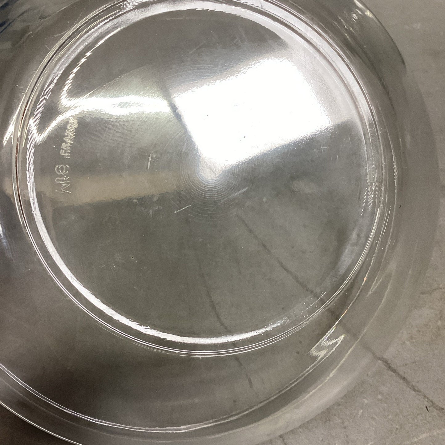 Lot Of 2 Clear Glass Arc/Arcoroc Bowls - France
