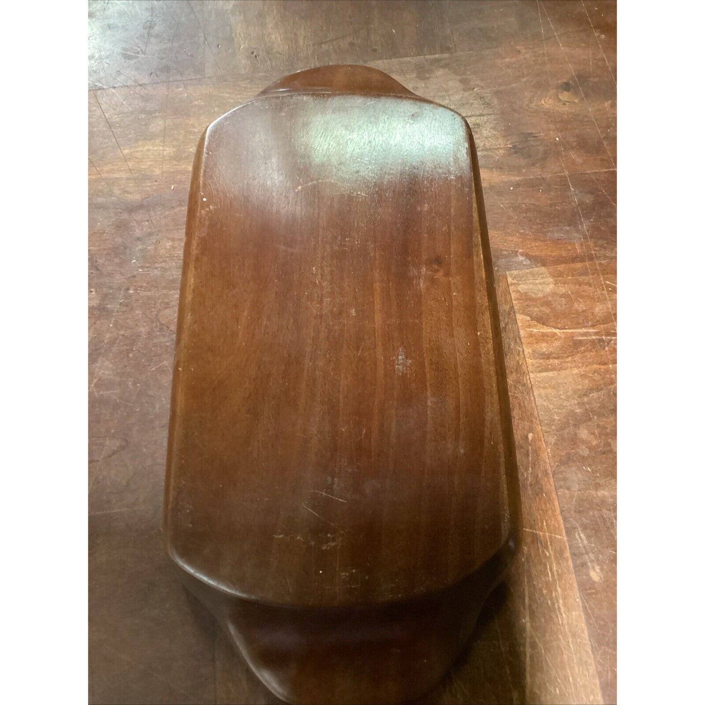 Set Of 3 Vintage Teak Wooden Bowl, Pea Pod Bowl & Serving Tray