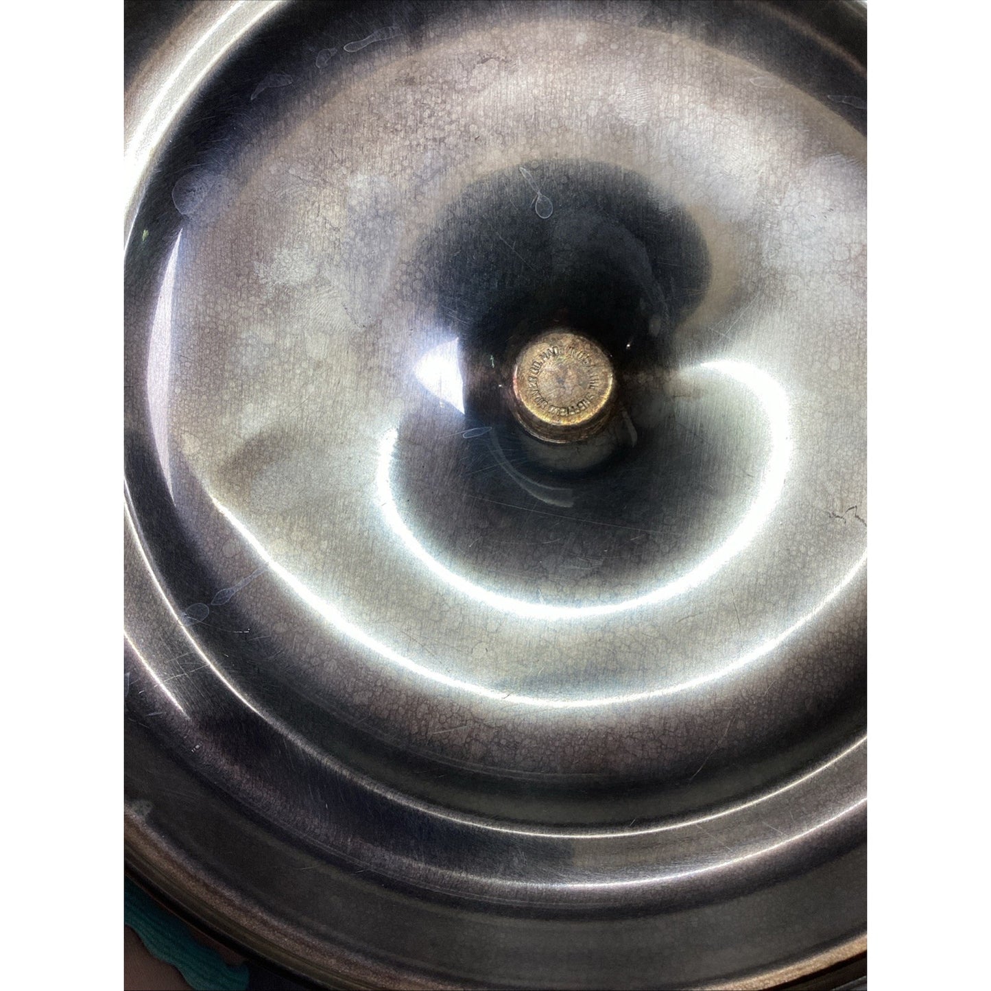 Sheffield Silver Co Pinecone Finial Serving Dish Replacement Lid 7.5"D