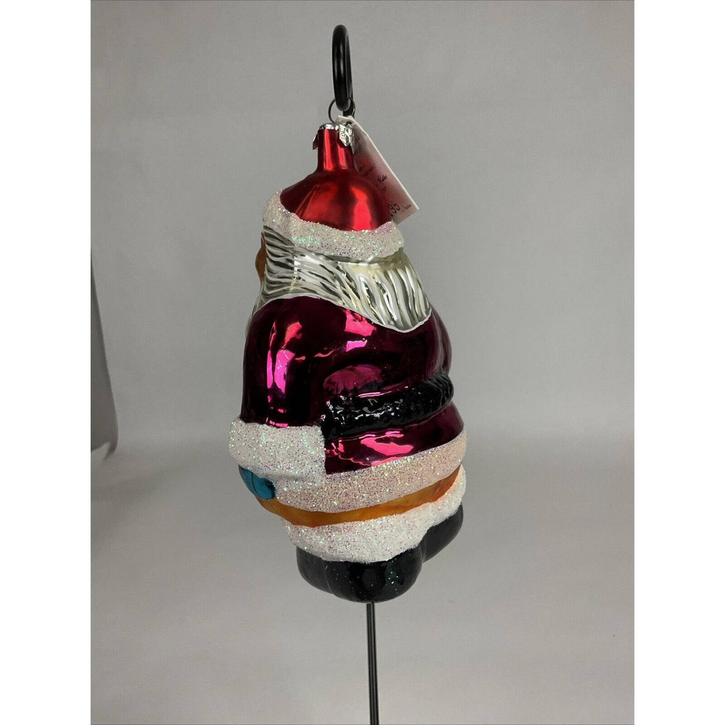 Radko ROUND ABOUT SANTA Christmas Ornament LARGE