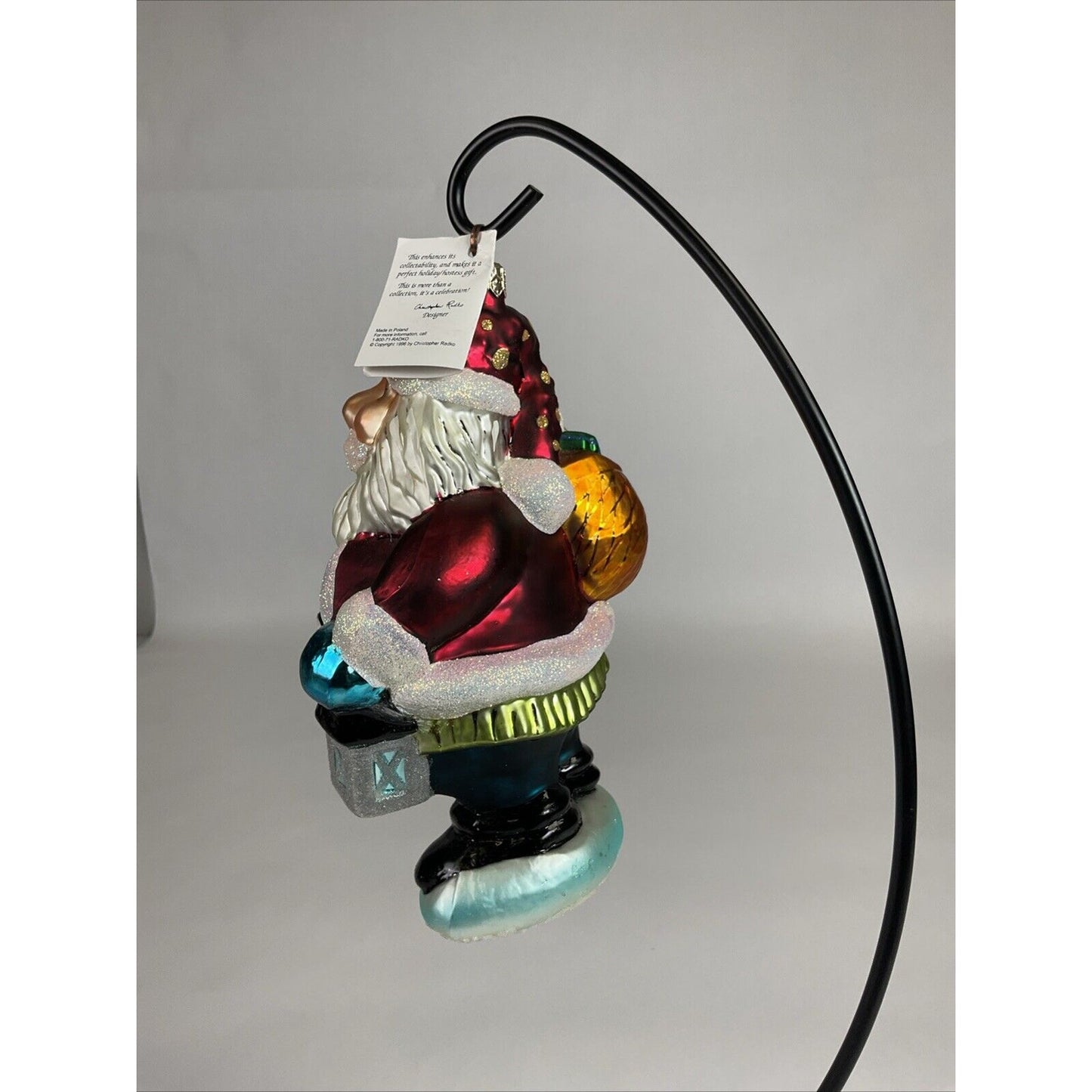 Christopher Radko Vintage Santa Claus Night Watch Christmas Ornament