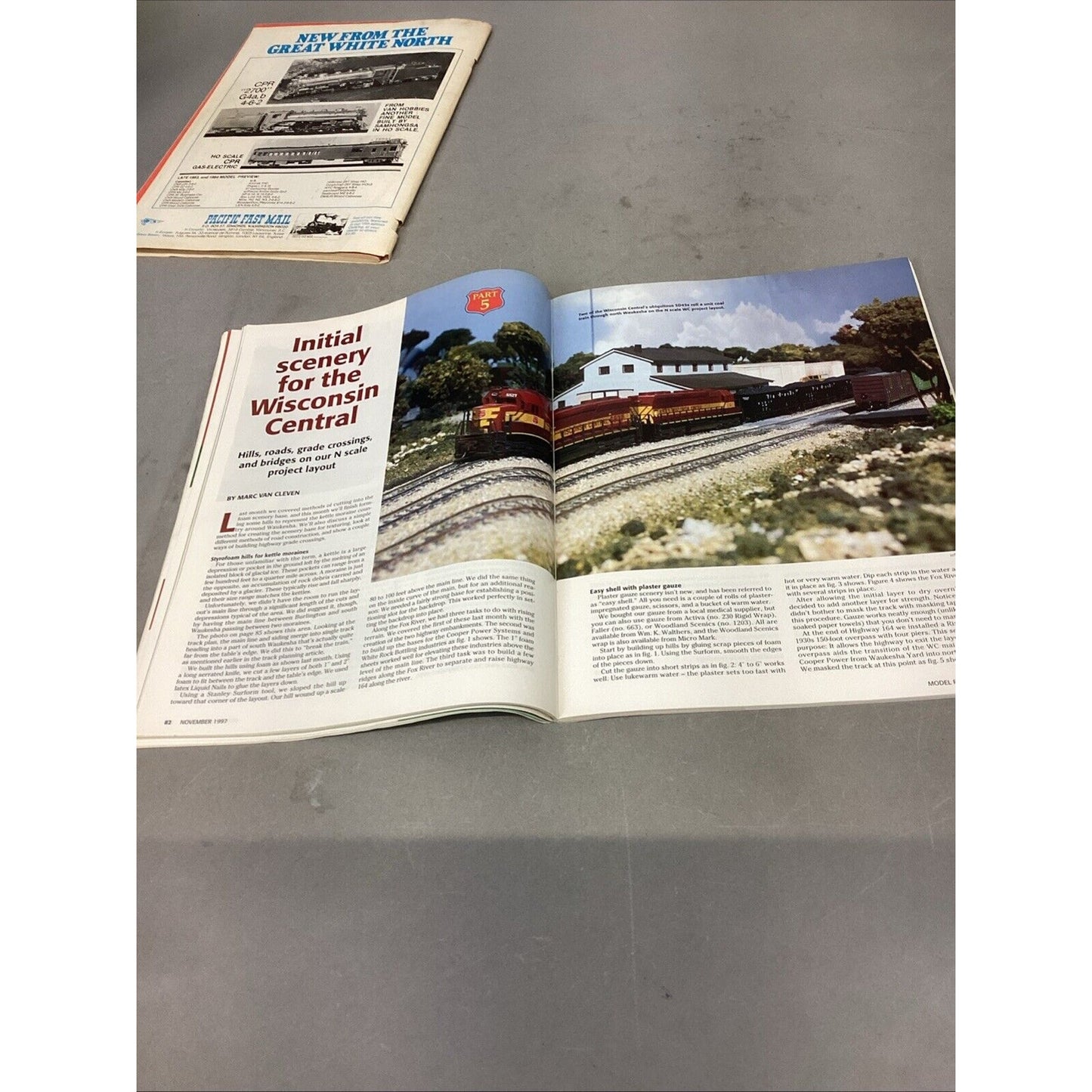 Railroad Model Craftsman (1983) & Model Railroader (1997) Magazines