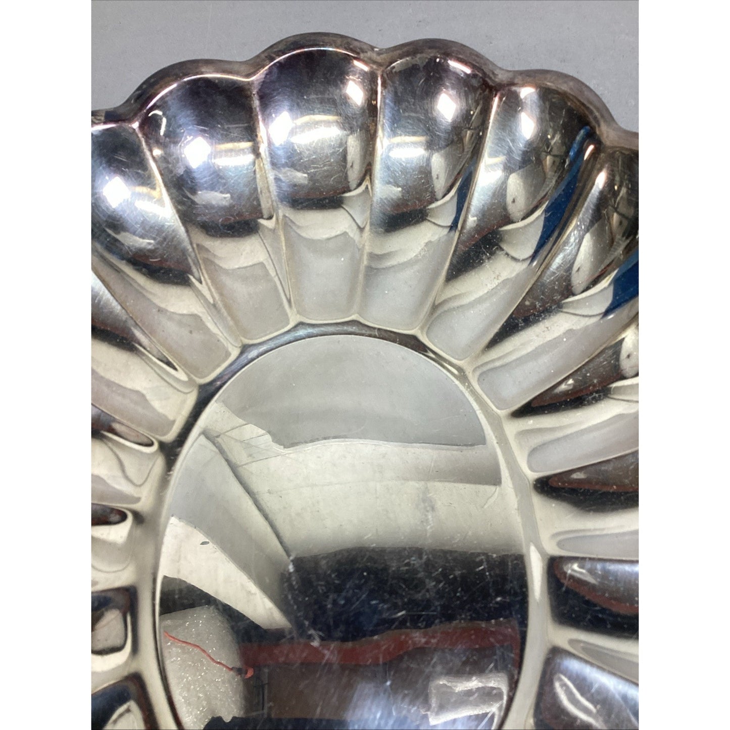Reed & Barton #110 Holiday 15x11x2 Inch Scalloped Silver Plated Dish