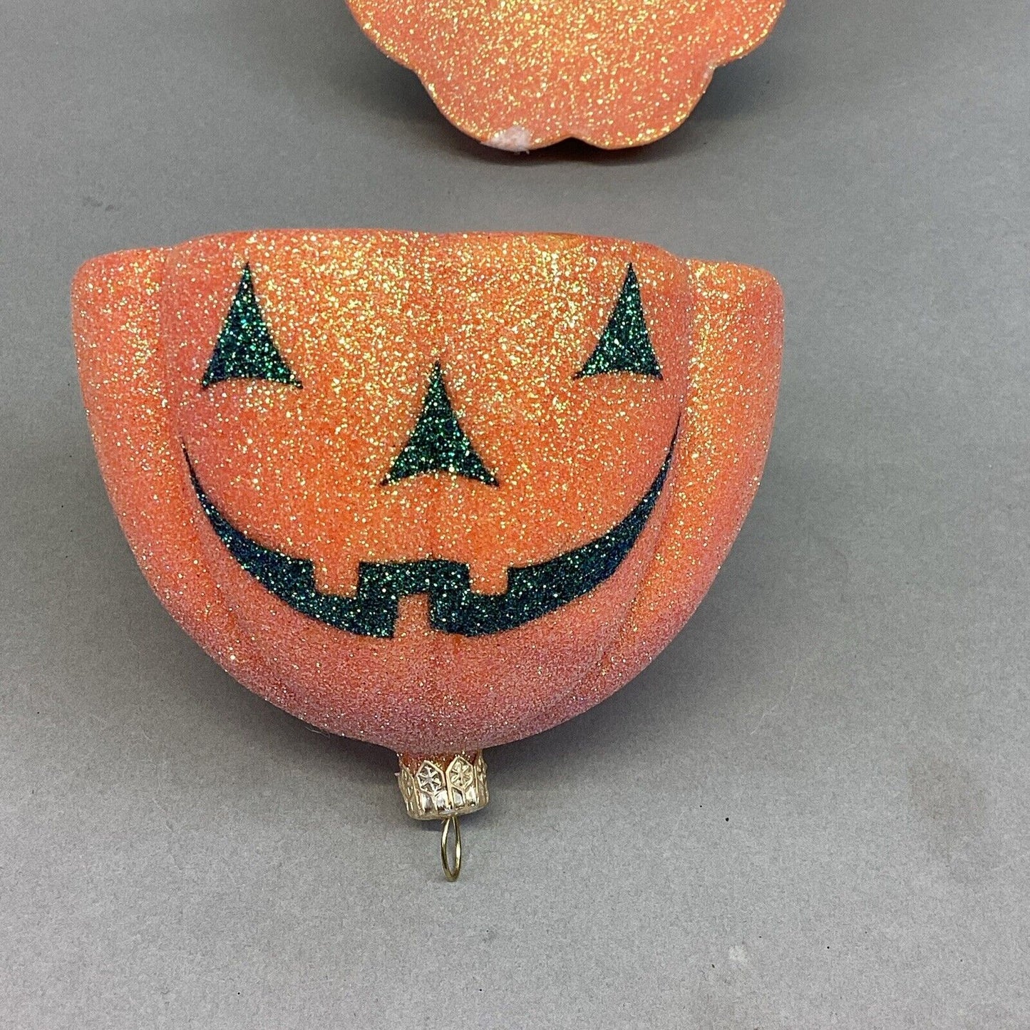 Patricia Breen Pumpkin Jack-O-Lantern 2 Part Ornament With Clip