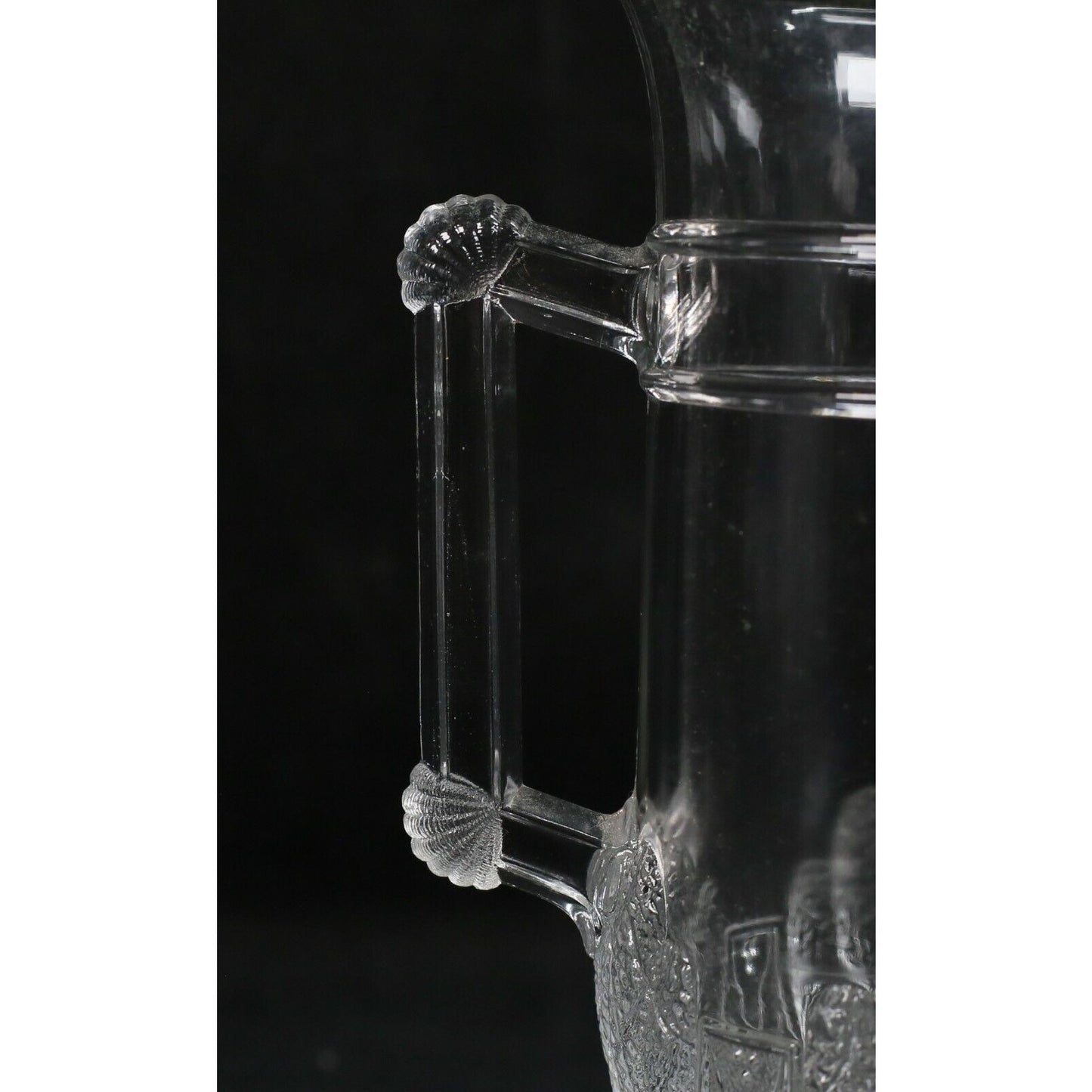 3 Pieces Pressed Glass