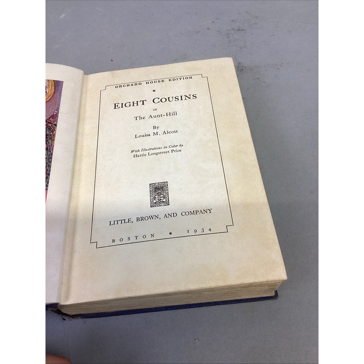 Eight Cousins by Louisa May Alcott 1927 Hardcover book Grosset & Dunlap
