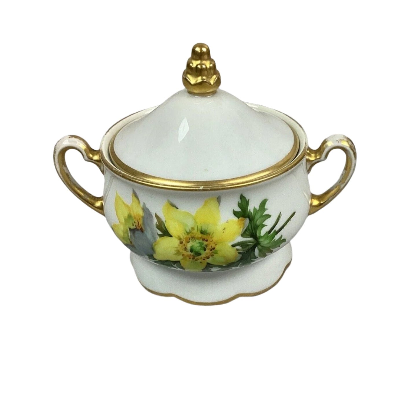 Thomas Adler Bavaria Berchtesgaden Floral Sugar Bowl With Lid