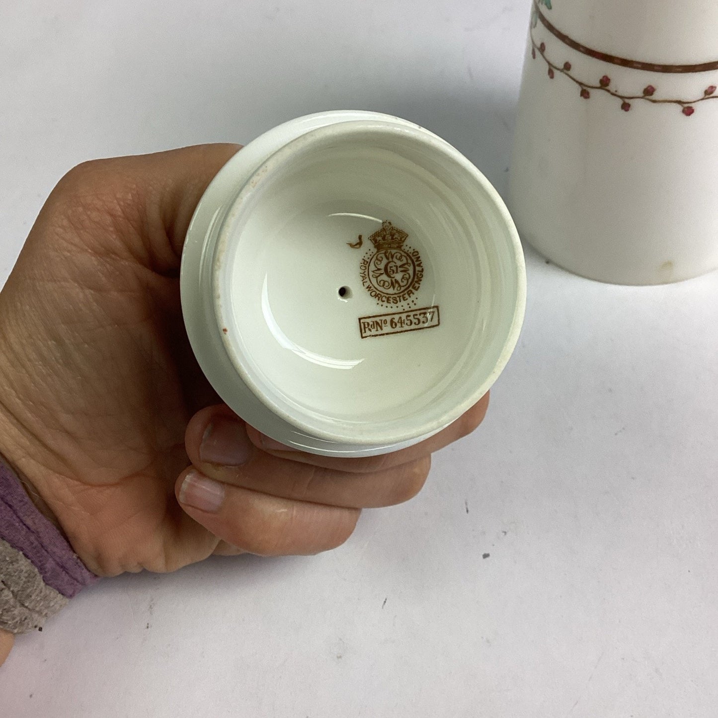 Royal Worcester Coffee Or Teapot With Handle - Made In England - #645537