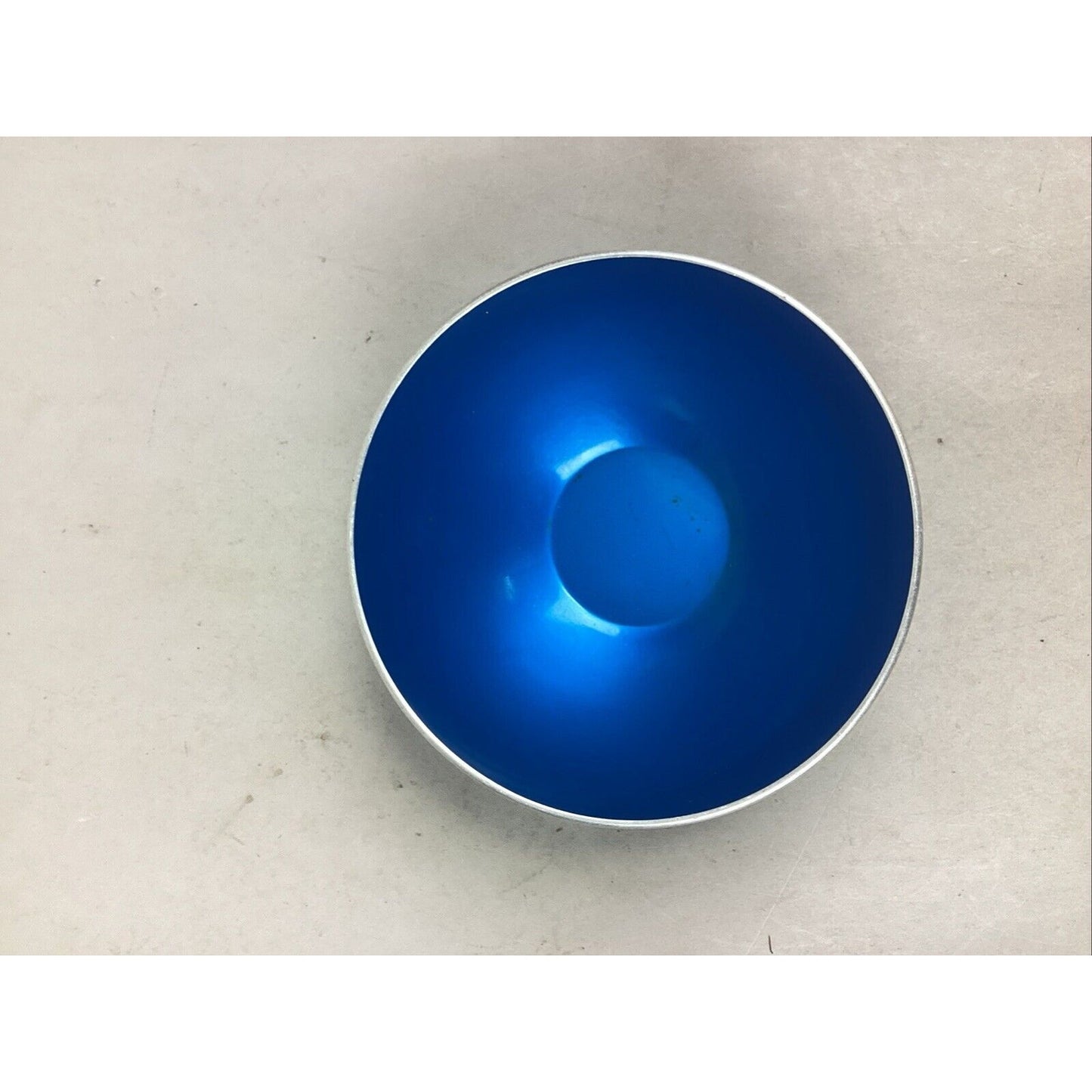 Emalox Sky Blue Turquoise Enameled Aluminum Bowl - 5 3/4”Db- Made in Norway