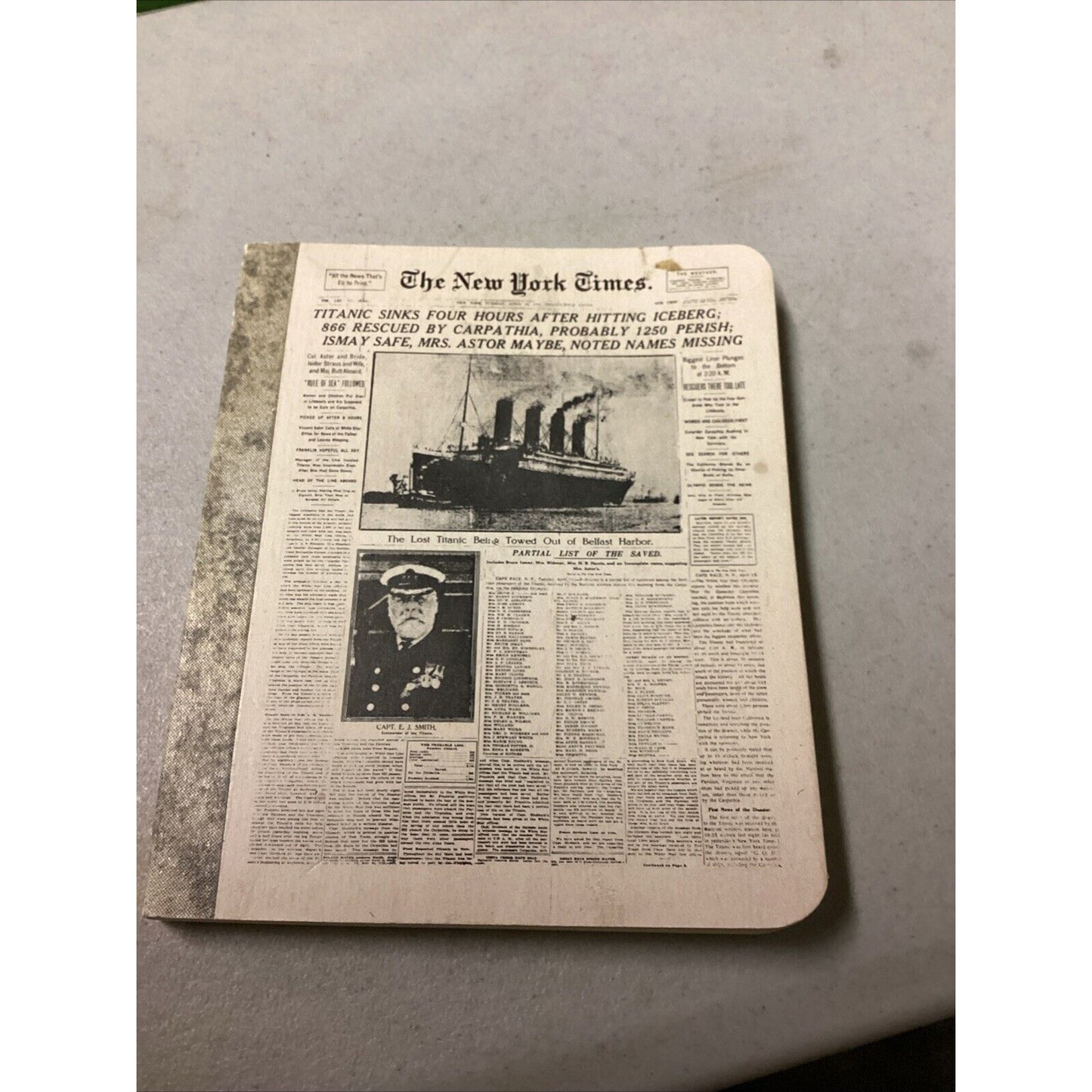 Lot Of 15 Titanic Memorabilia Including A Small Notepad