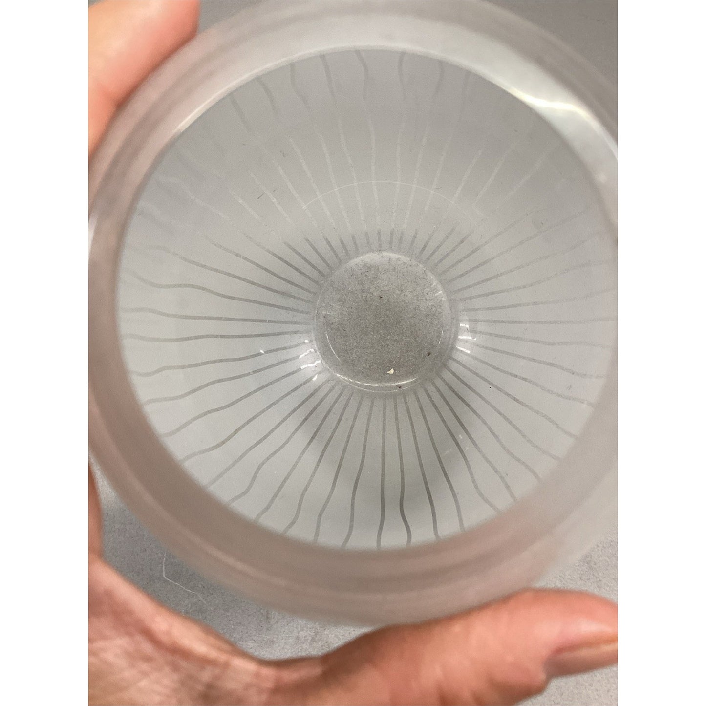 10.25” Striped Glass Vase