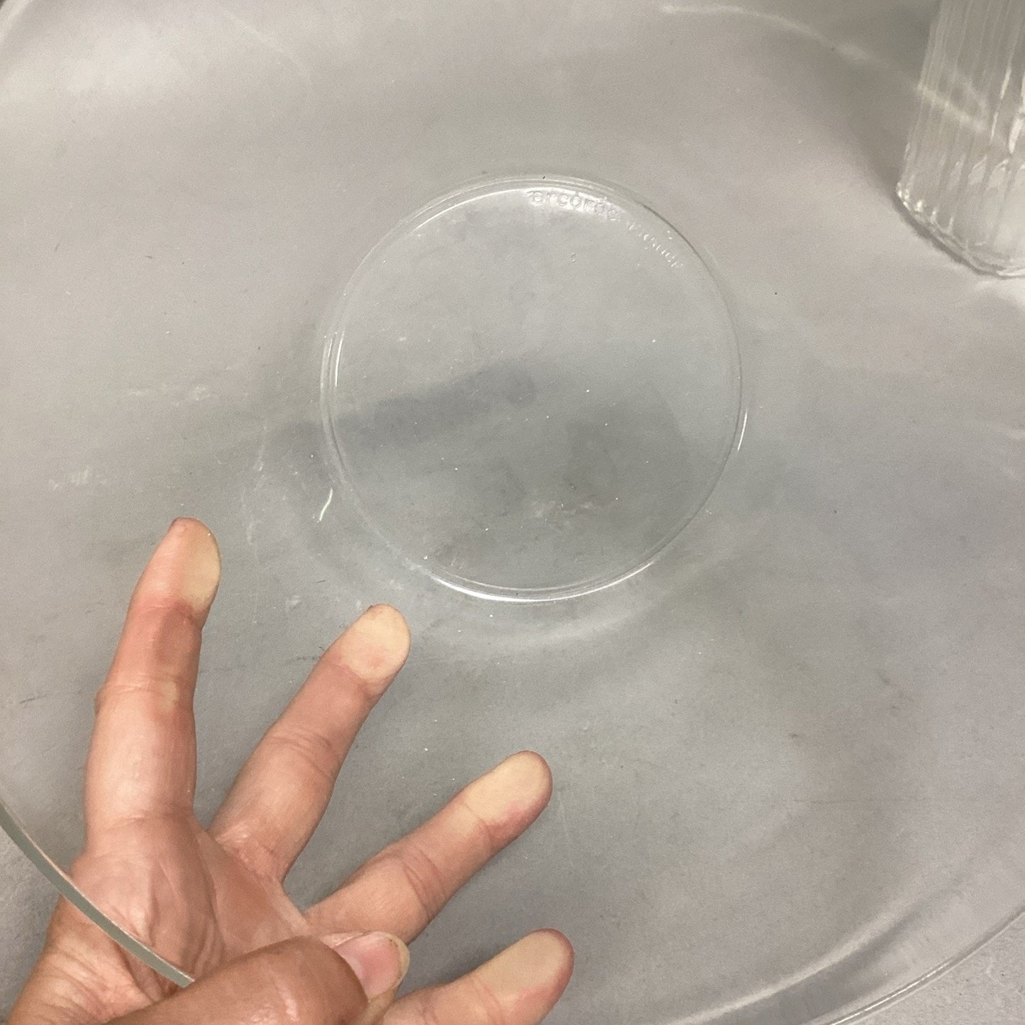 Lot Of 2 Clear Glass Arc/Arcoroc Bowls - France