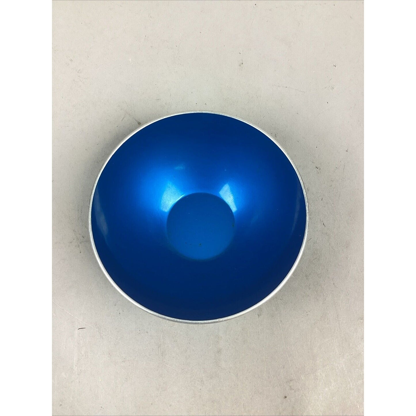 Emalox Sky Blue Turquoise Enameled Aluminum Bowl - 5 3/4”Db- Made in Norway