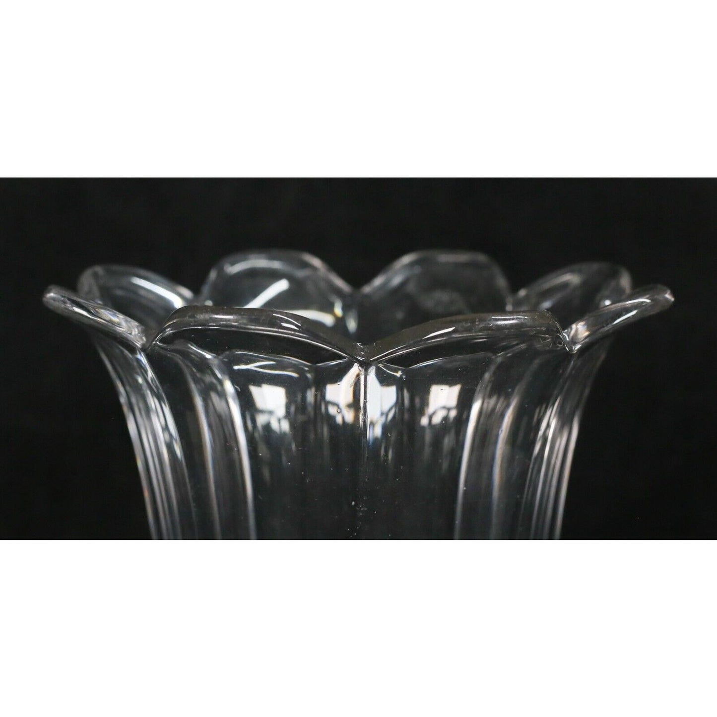 3 Pieces Pressed Glass