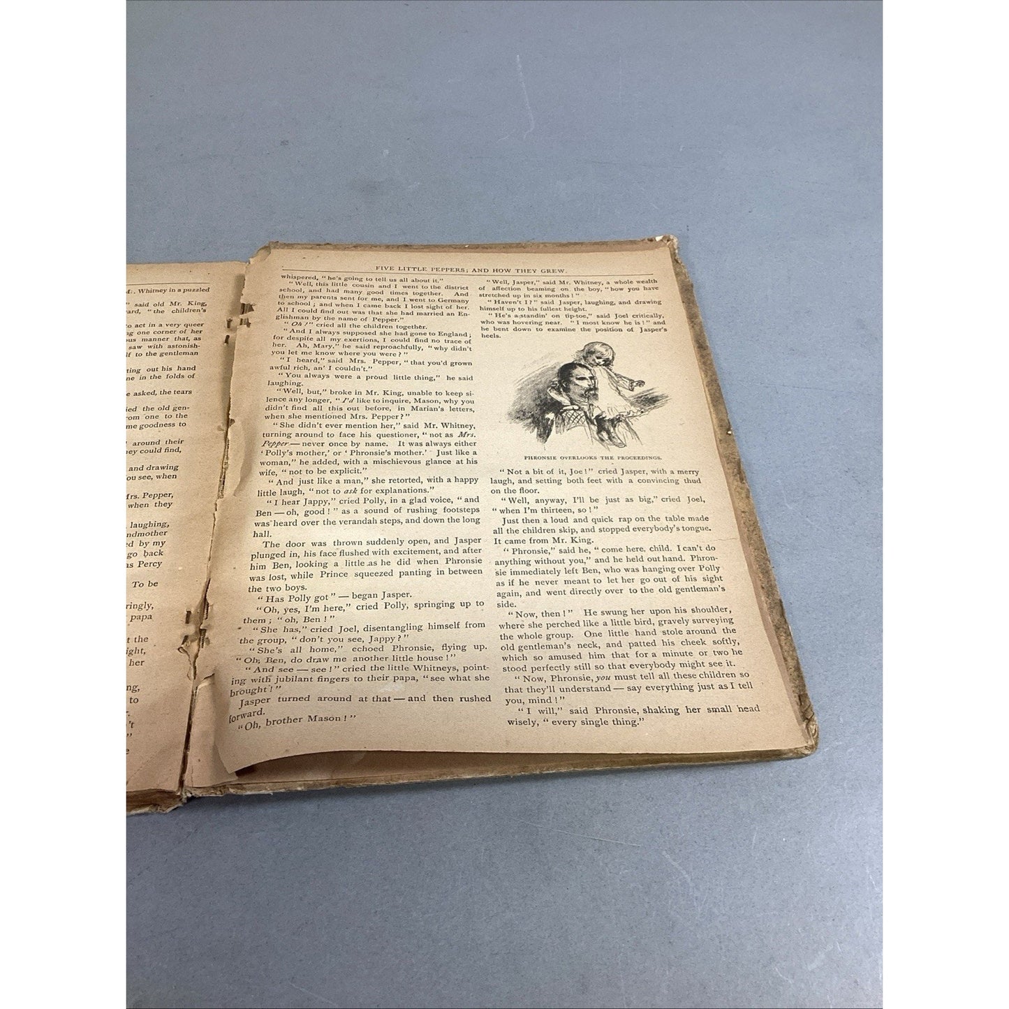 FIVE LITTLE PEPPERS AND HOW THEY GREW. Margaret Sidney Illustrated Antique 1880