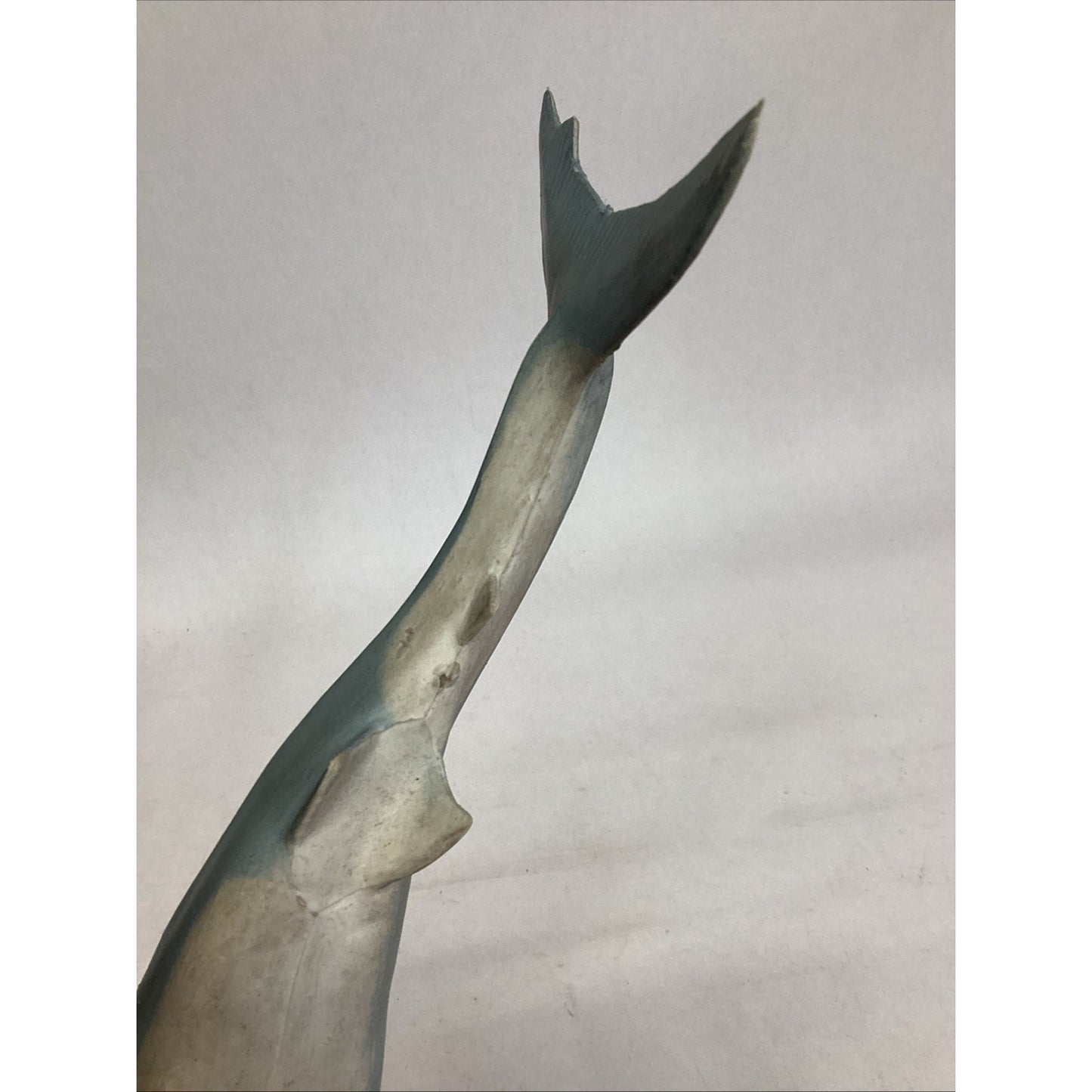 Vintage 1995 Rubber Great White Shark Toy - #10084 - 13”L