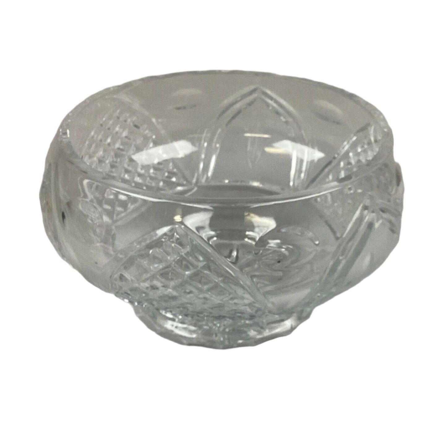 Vintage Galway Irish 24% Lead Crystal Salad Bowl