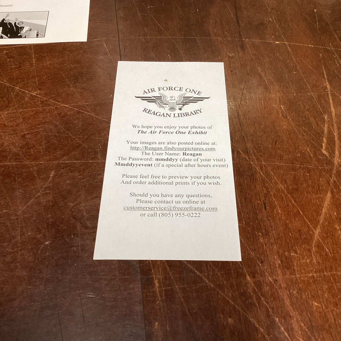 Ronald Reagan Presidential Library & Museum + US Constitution Picture Card